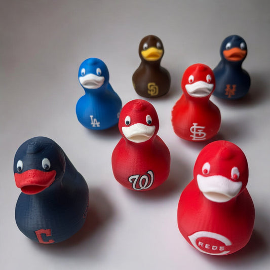 MLB Baseball Ducks - Team Spirit Collectibles 3D-Printed Duck - Jeep Accessory - Rubber Duck - Great for ducking