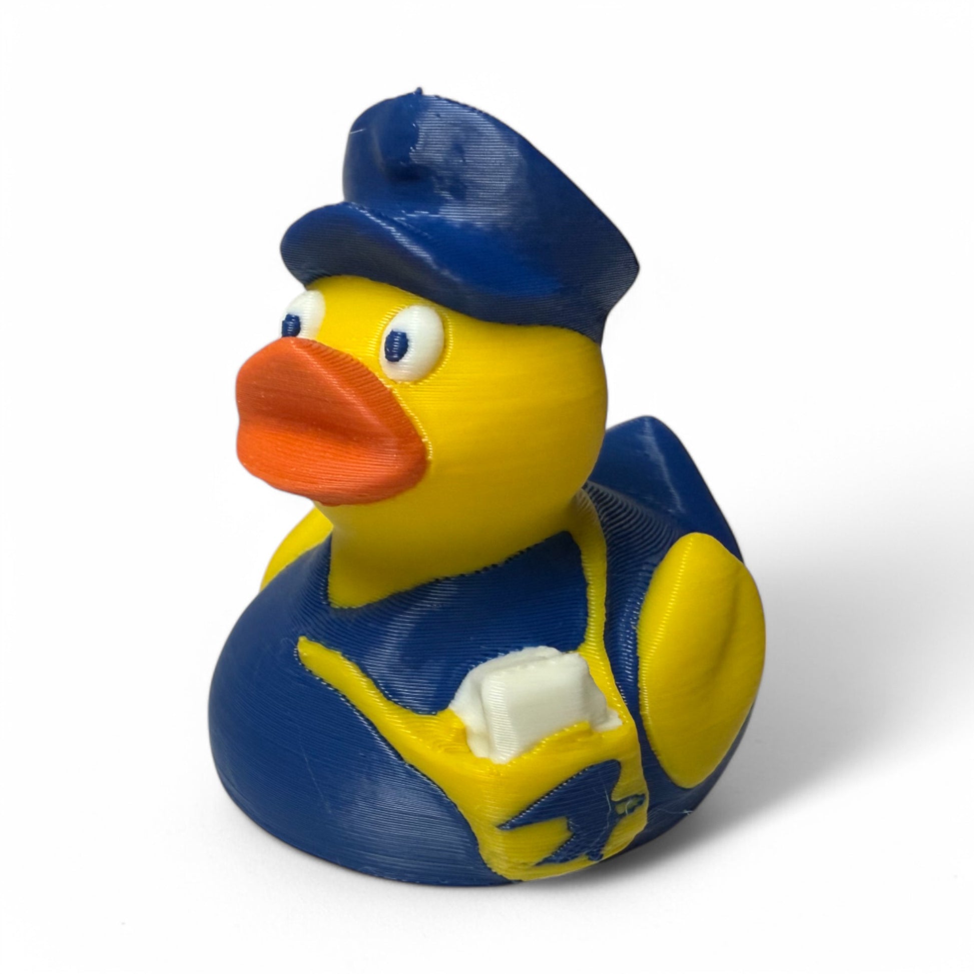 Mail Carrier Duck – 3D-Printed Postal Duck Collectible with Satchel, Hat & Delivery Vibes 3D-Printed Duck - Jeep Accessory - Rubber Duck - Great for ducking