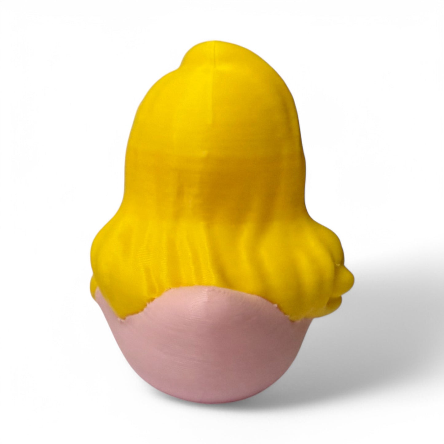 Malibu Duck – 3D-Printed Duck with Beach Blonde Style & Coastal Vibes 3D-Printed Duck - Jeep Accessory - Rubber Duck - Great for ducking