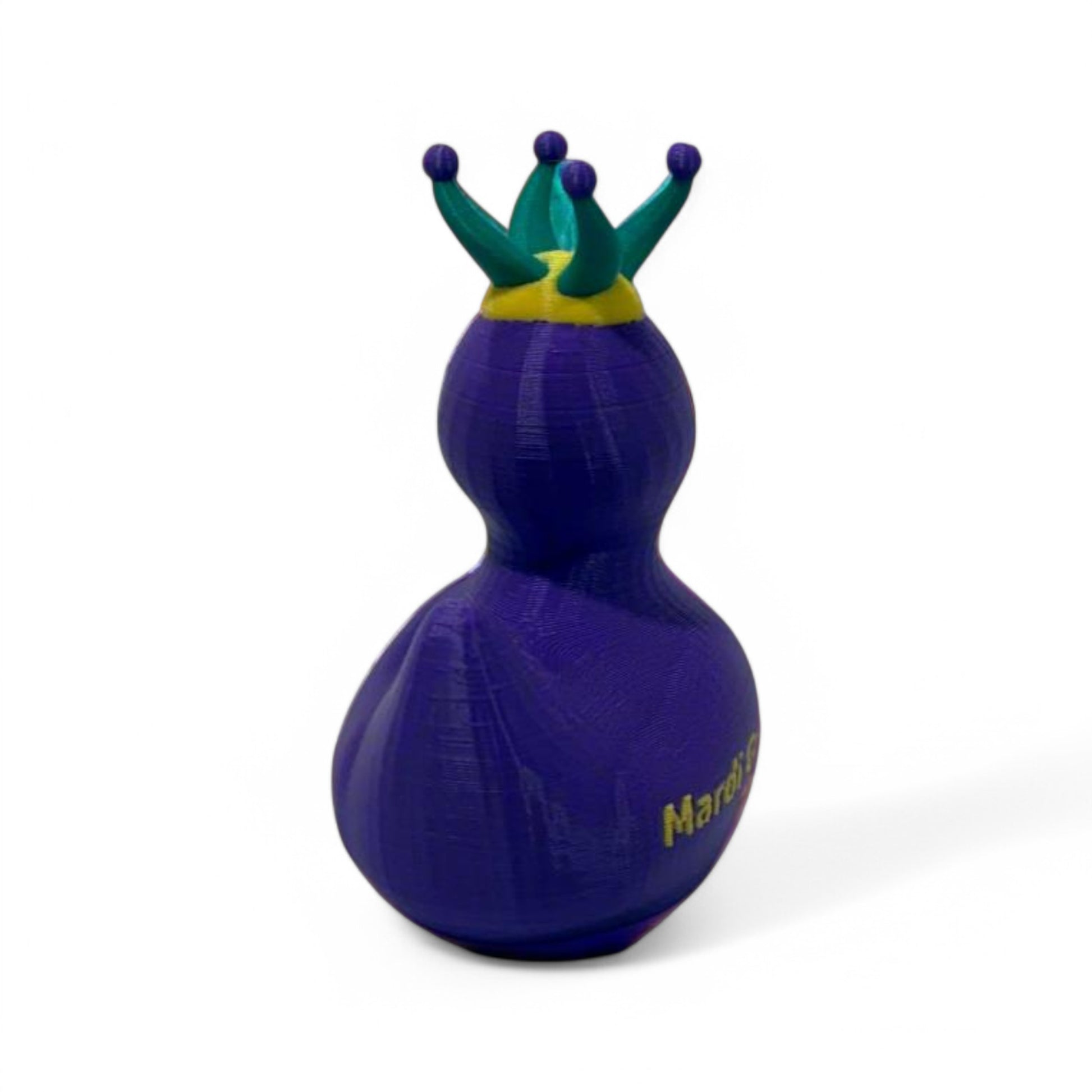 Mardi Gras Duck 3D-Printed Duck - Jeep Accessory - Rubber Duck - Great for ducking