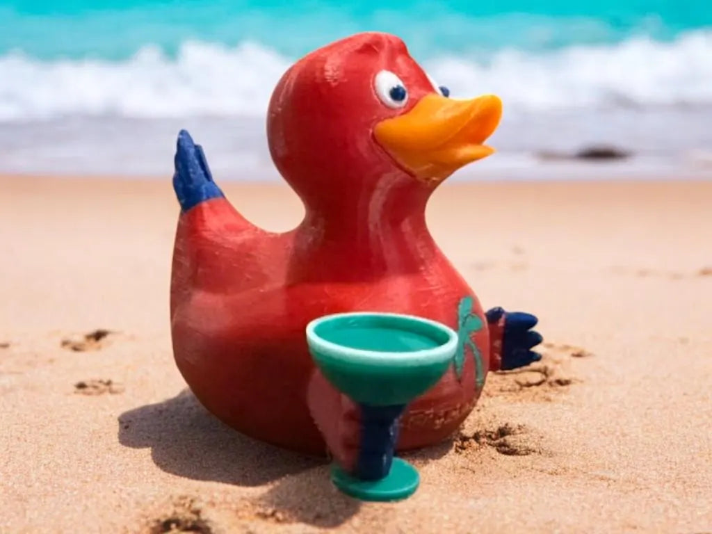 Margarita Phil Duck 3D-Printed Duck - Jeep Accessory - Rubber Duck - Great for ducking