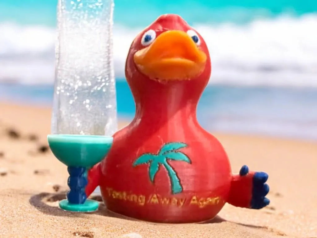 Margarita Phil Duck 3D-Printed Duck - Jeep Accessory - Rubber Duck - Great for ducking