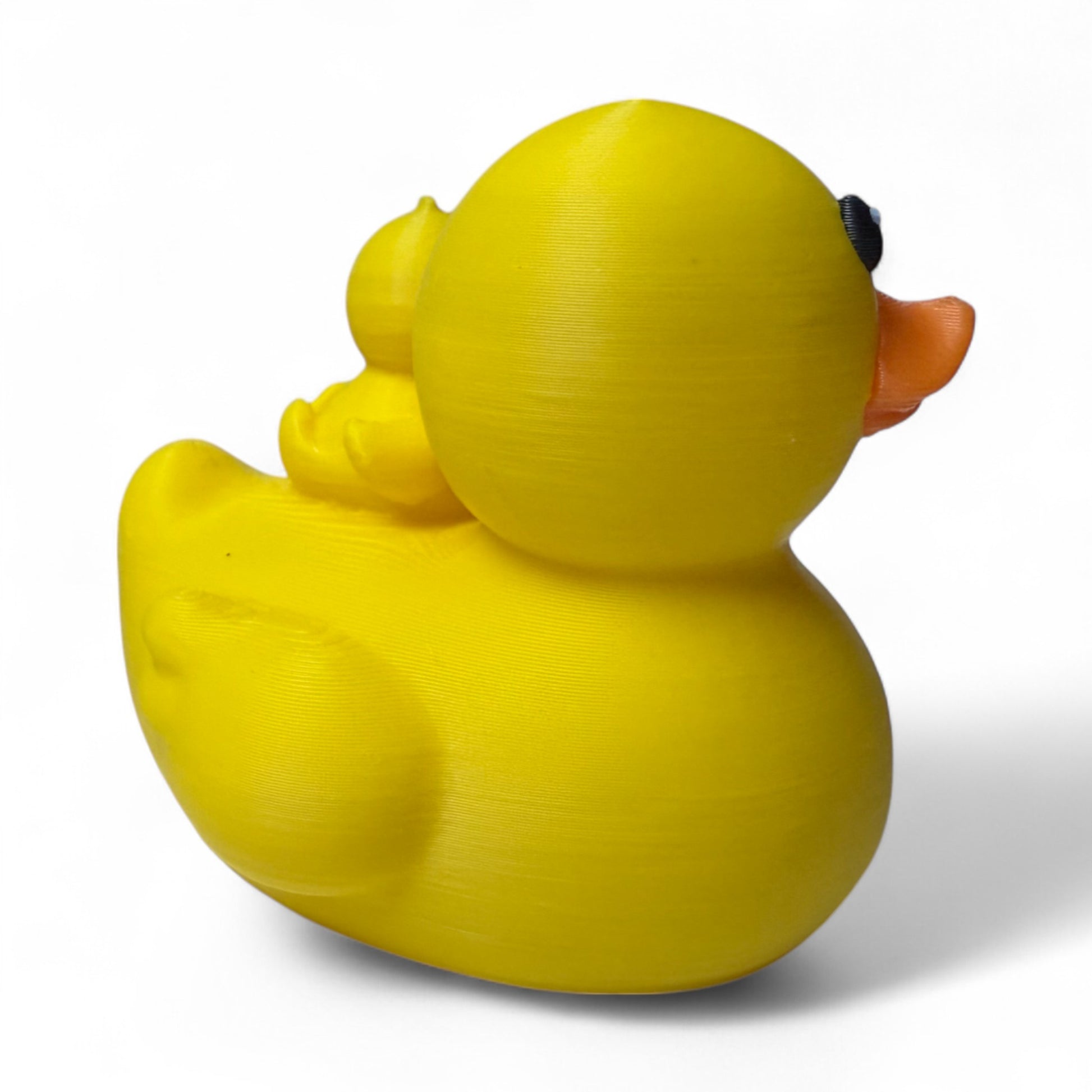 Mom Duck with Baby – 3D-Printed Duck Duo with Baby Riding on Her Back 3D-Printed Duck - Jeep Accessory - Rubber Duck - Great for ducking