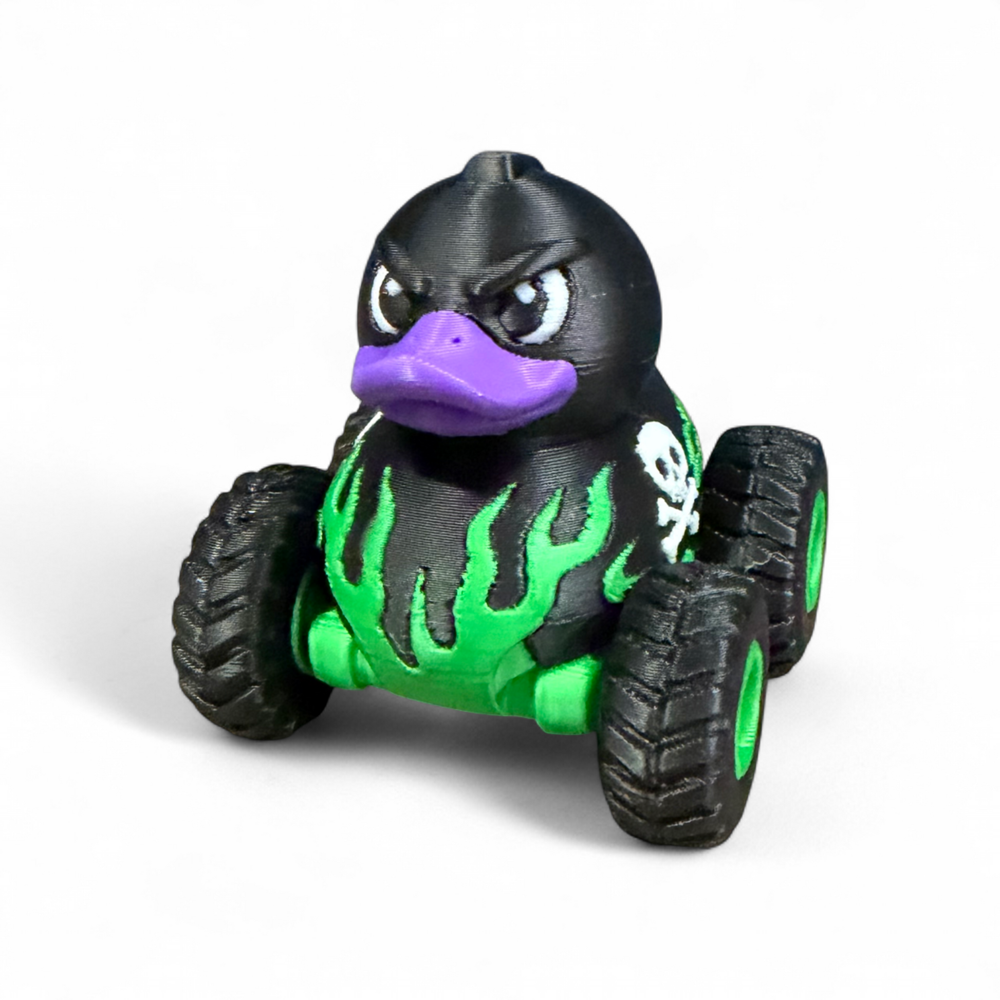 Monster Truck Duck - 3D Printed Collectible Duck for Dashboard Display 3D-Printed Duck - Jeep Accessory - Rubber Duck - Great for ducking