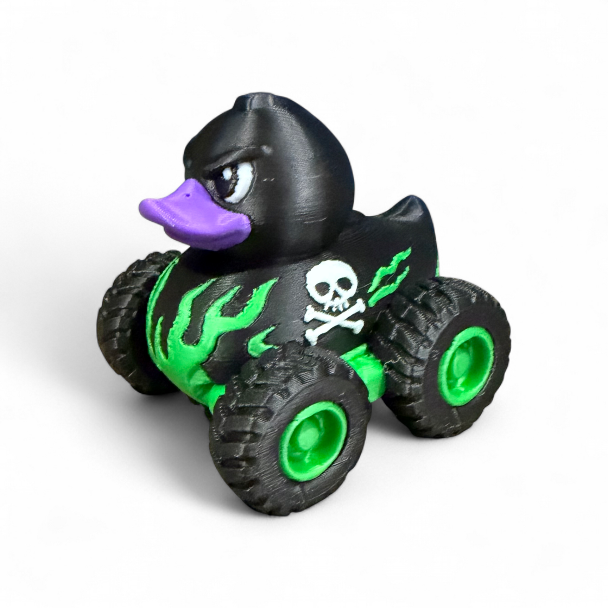 Monster Truck Duck - 3D Printed Collectible Duck for Dashboard Display 3D-Printed Duck - Jeep Accessory - Rubber Duck - Great for ducking