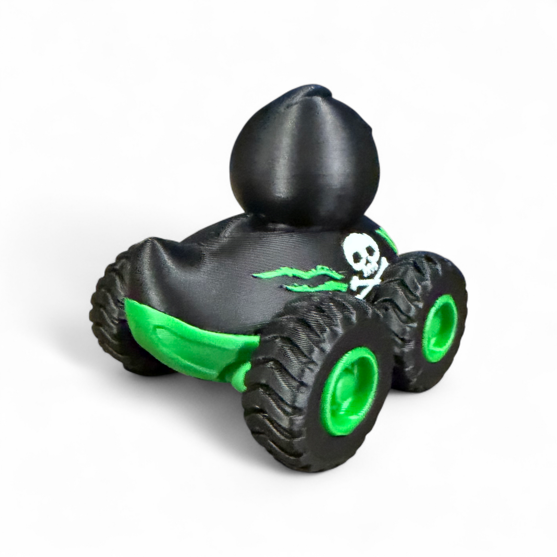 Monster Truck Duck - 3D Printed Collectible Duck for Dashboard Display 3D-Printed Duck - Jeep Accessory - Rubber Duck - Great for ducking