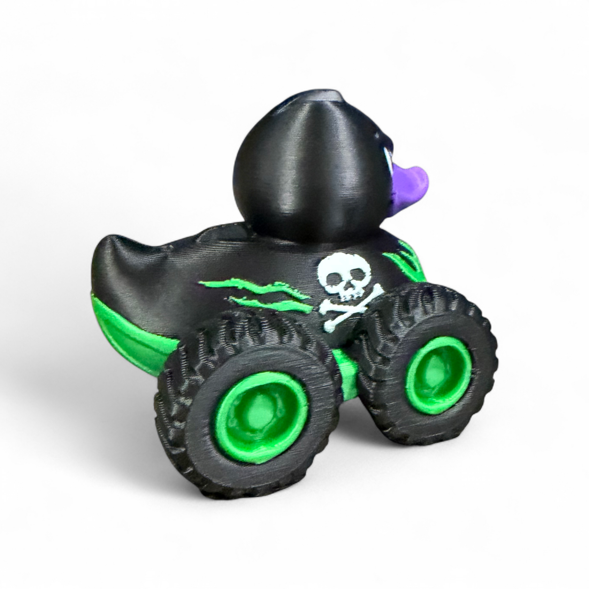 Monster Truck Duck - 3D Printed Collectible Duck for Dashboard Display 3D-Printed Duck - Jeep Accessory - Rubber Duck - Great for ducking
