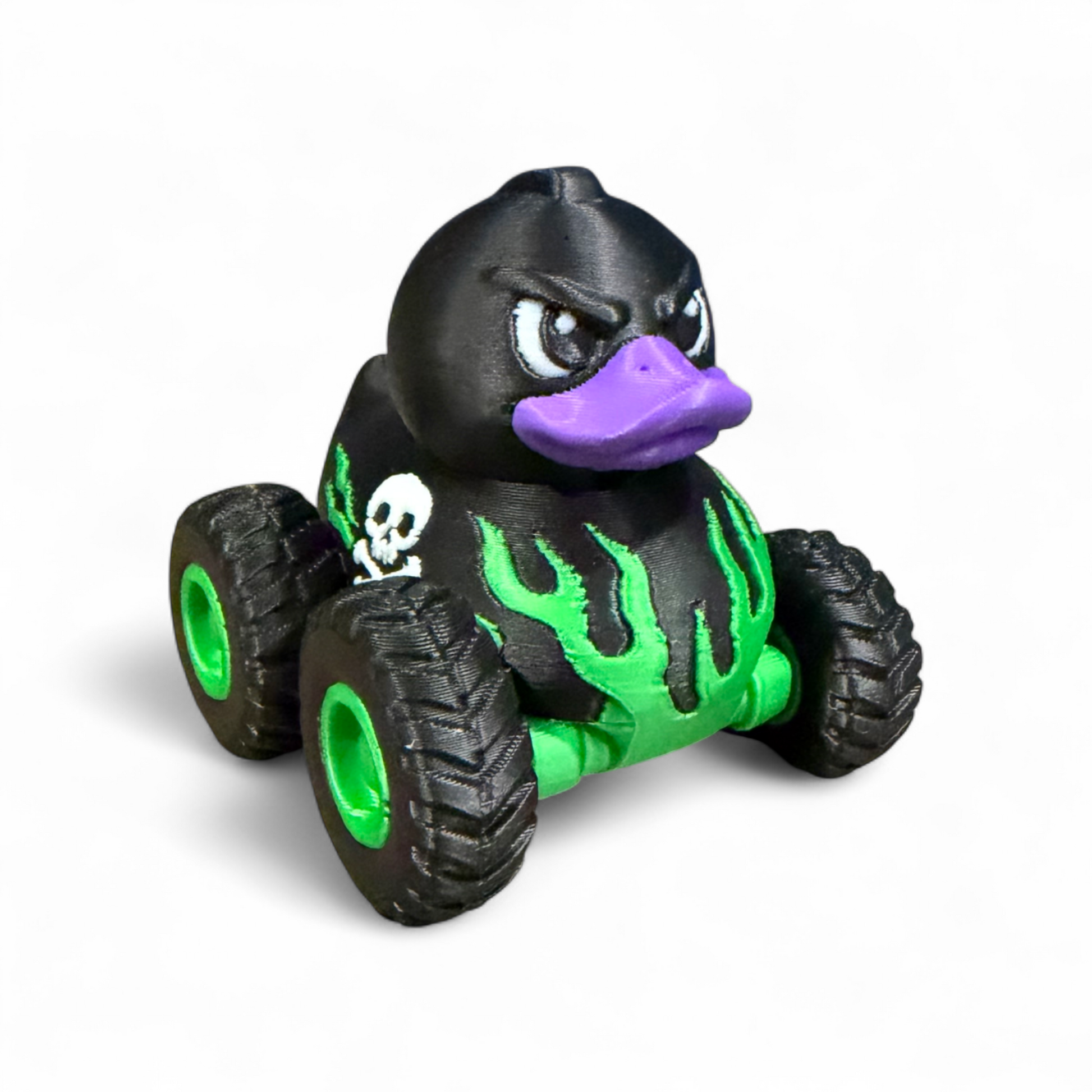 Monster Truck Duck - 3D Printed Collectible Duck for Dashboard Display 3D-Printed Duck - Jeep Accessory - Rubber Duck - Great for ducking