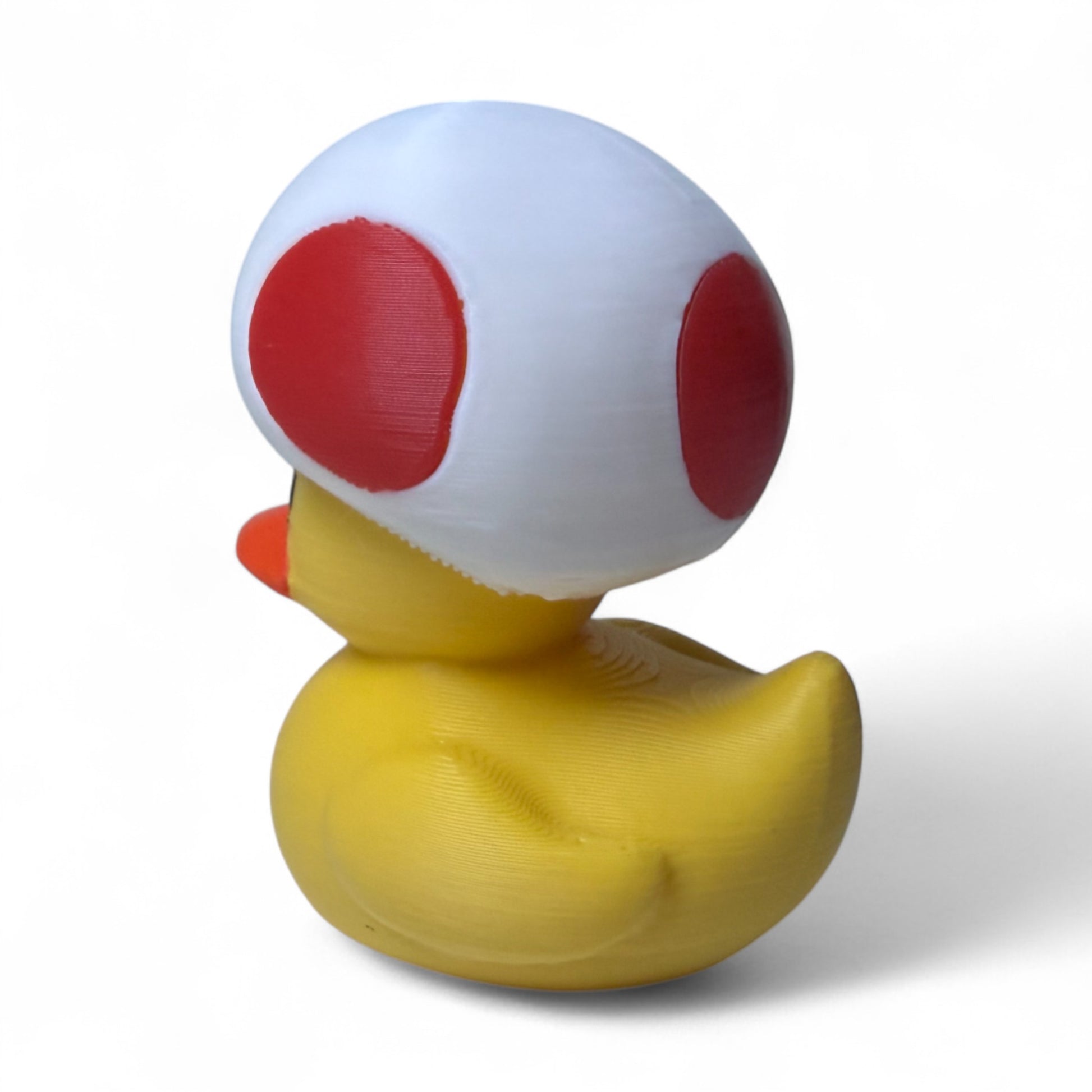 Mushroom Duck – Whimsical Red Cap Duck for Collectors & Off Road Lovers 3D-Printed Duck - Jeep Accessory - Rubber Duck - Great for ducking