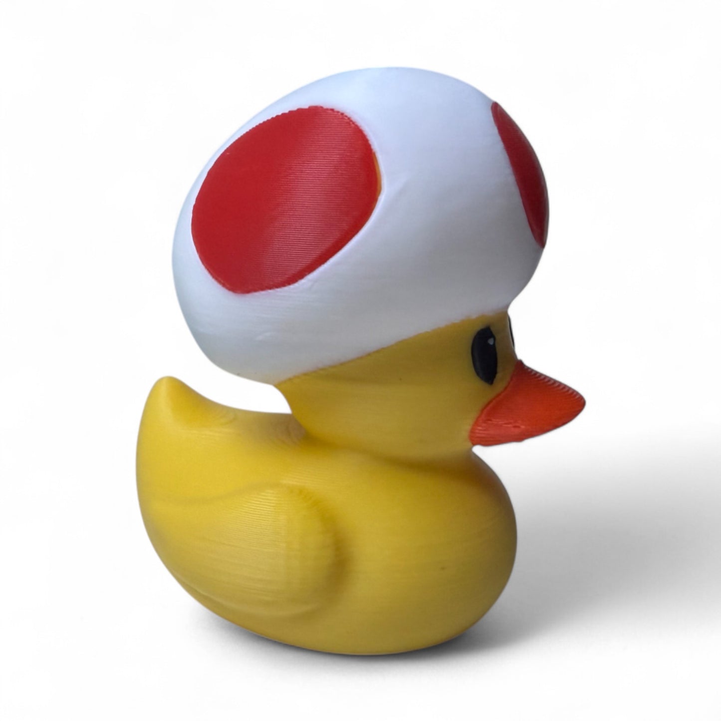 Mushroom Duck – Whimsical Red Cap Duck for Collectors & Off Road Lovers 3D-Printed Duck - Jeep Accessory - Rubber Duck - Great for ducking