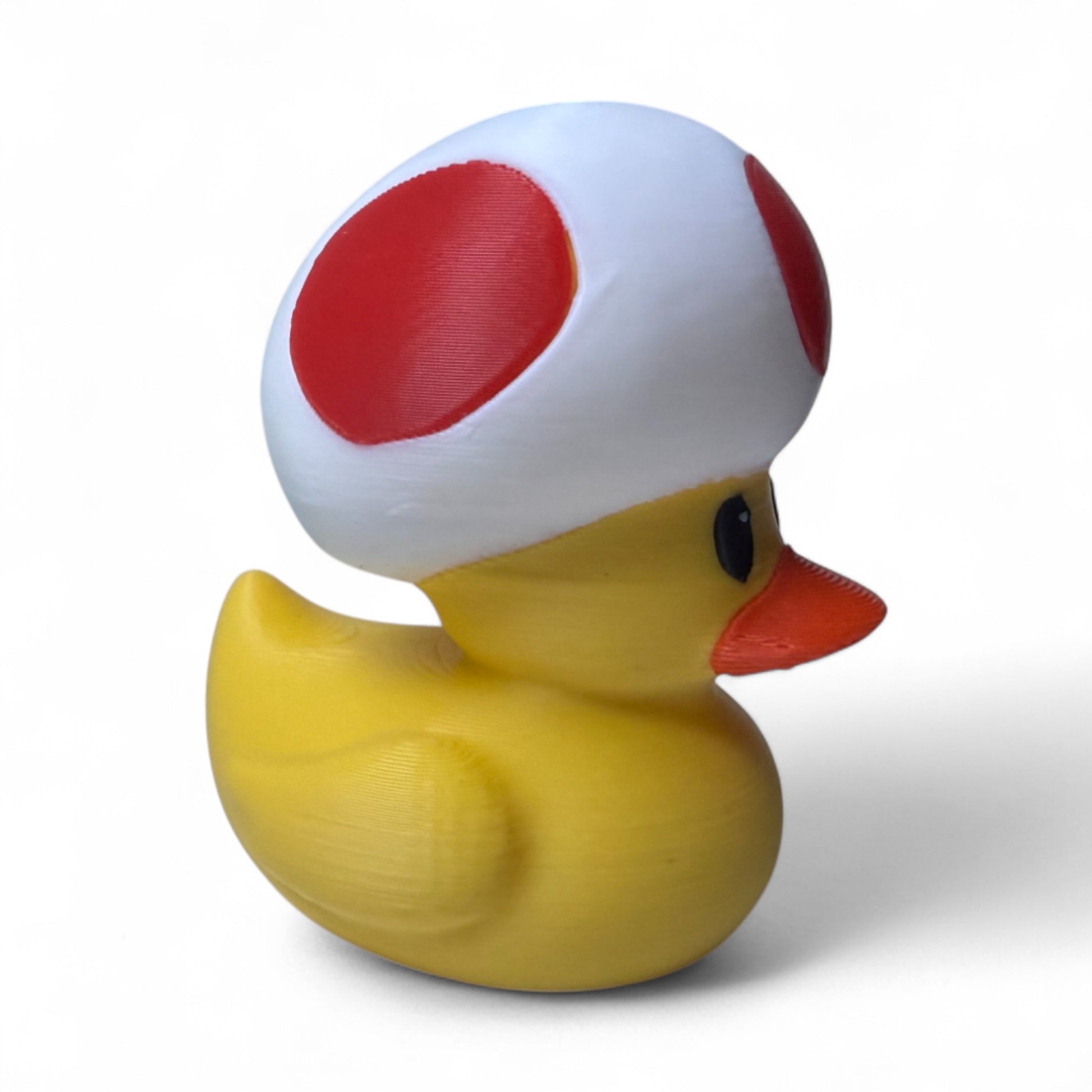 Mushroom Duck – Whimsical Red Cap Duck for Collectors & Off Road Lovers 3D-Printed Duck - Jeep Accessory - Rubber Duck - Great for ducking