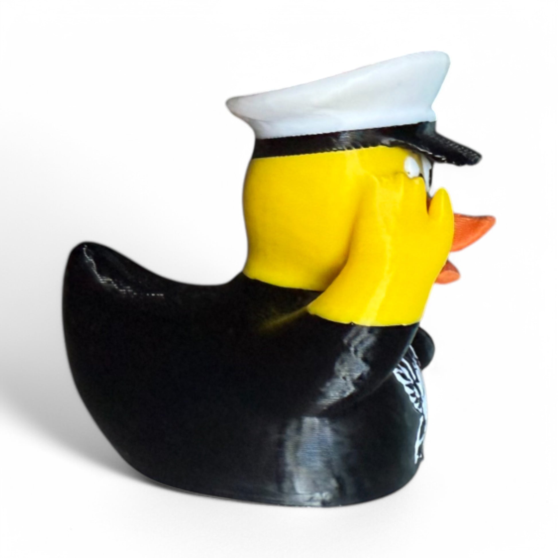 Navy Duck – Patriotic & Nautical Duck Collectible 3D-Printed Duck - Jeep Accessory - Rubber Duck - Great for ducking