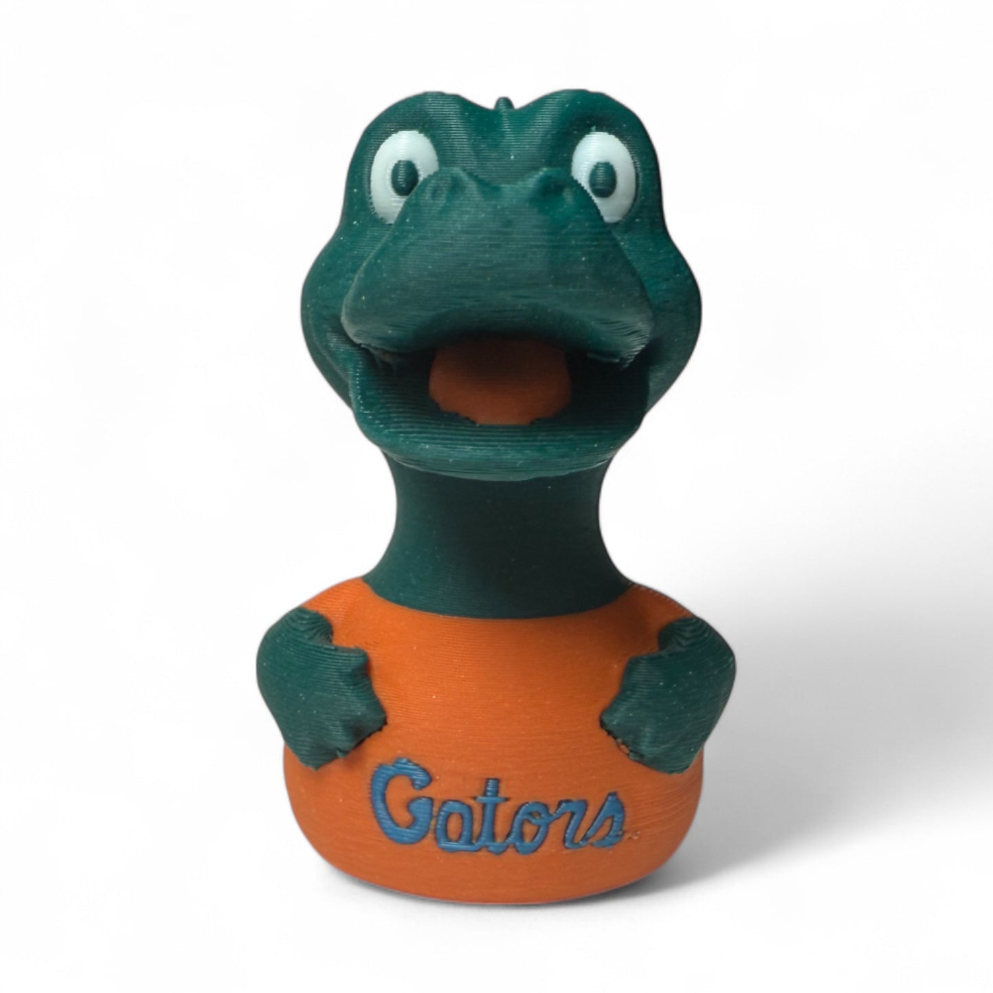 Officially Licensed Florida Gators Mascot Duck – Styled Like UF’s Alligator Mascot 3D-Printed Duck - Jeep Accessory - Rubber Duck - Great for ducking