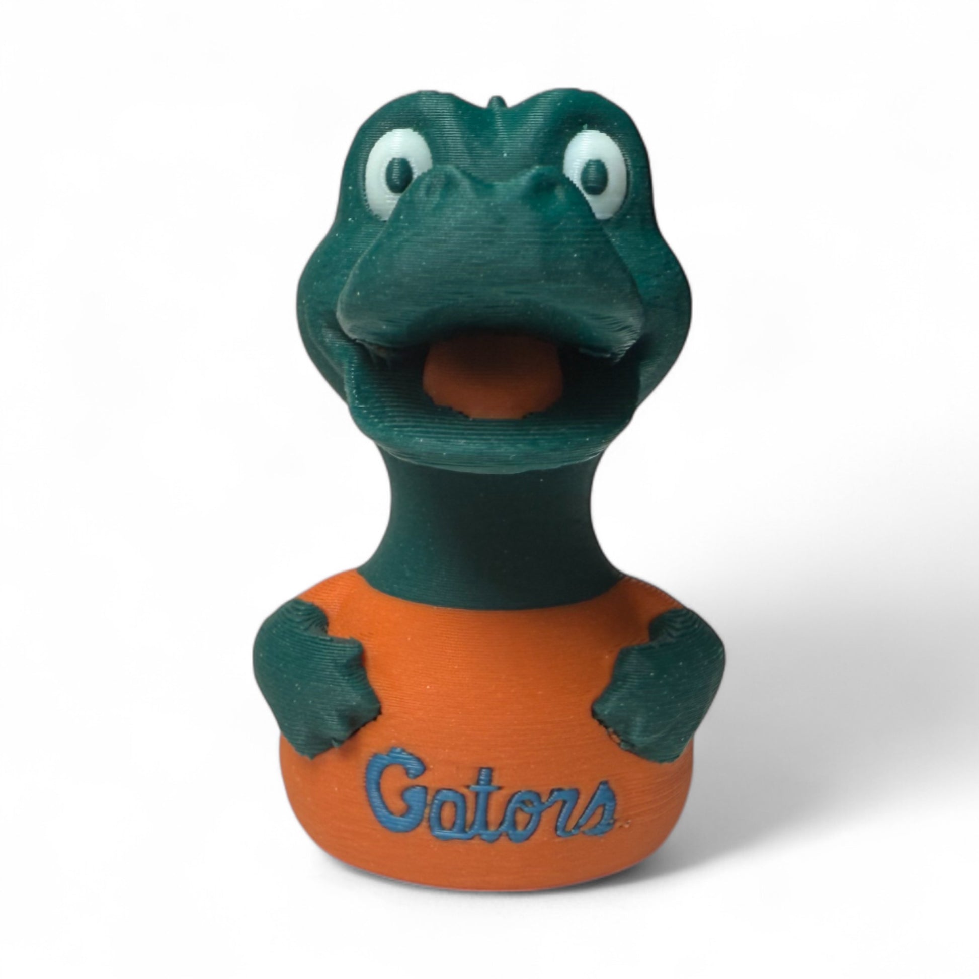 Officially Licensed Florida Gators Mascot Duck – Styled Like UF’s Alligator Mascot 3D-Printed Duck - Jeep Accessory - Rubber Duck - Great for ducking