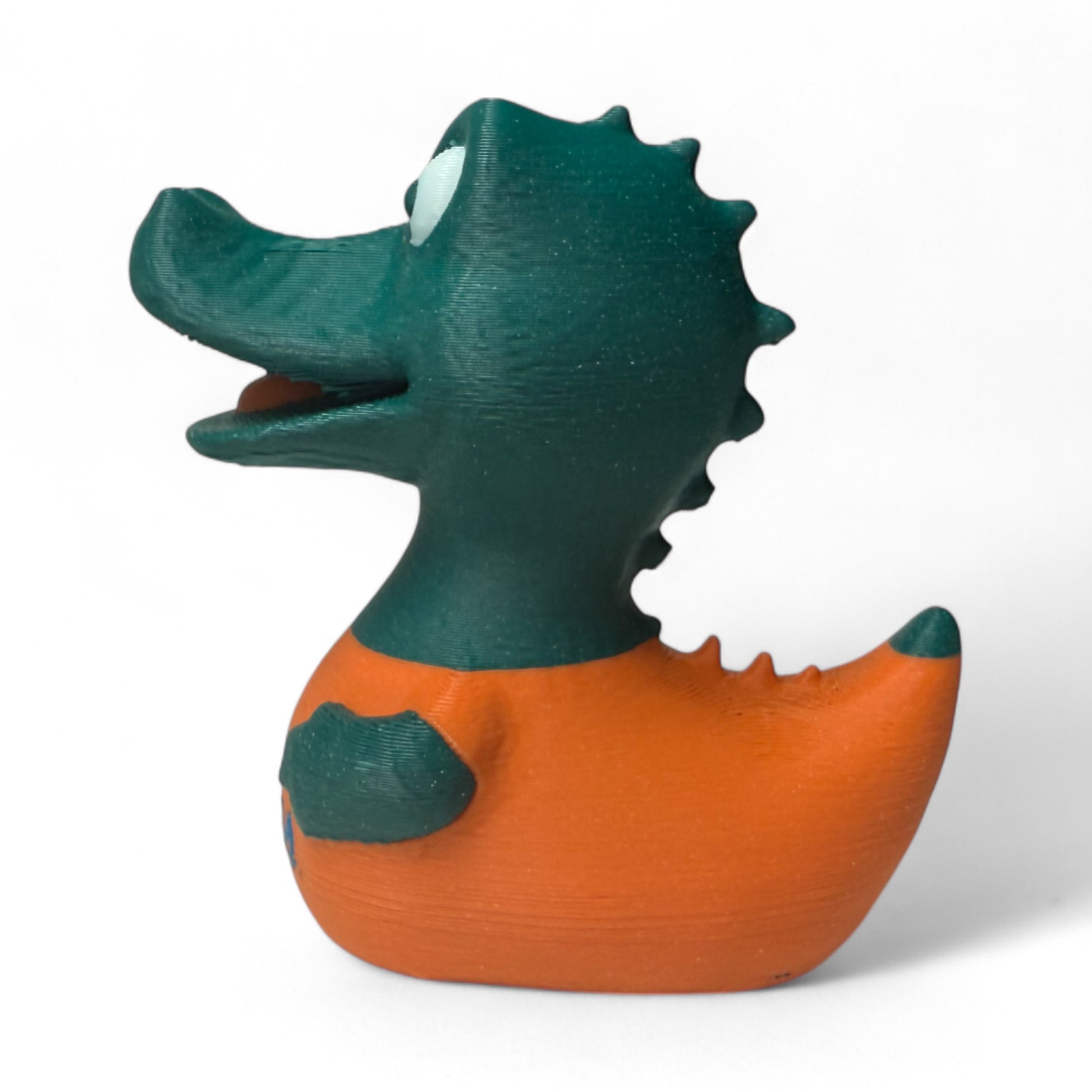 Officially Licensed Florida Gators Mascot Duck – Styled Like UF’s Alligator Mascot 3D-Printed Duck - Jeep Accessory - Rubber Duck - Great for ducking