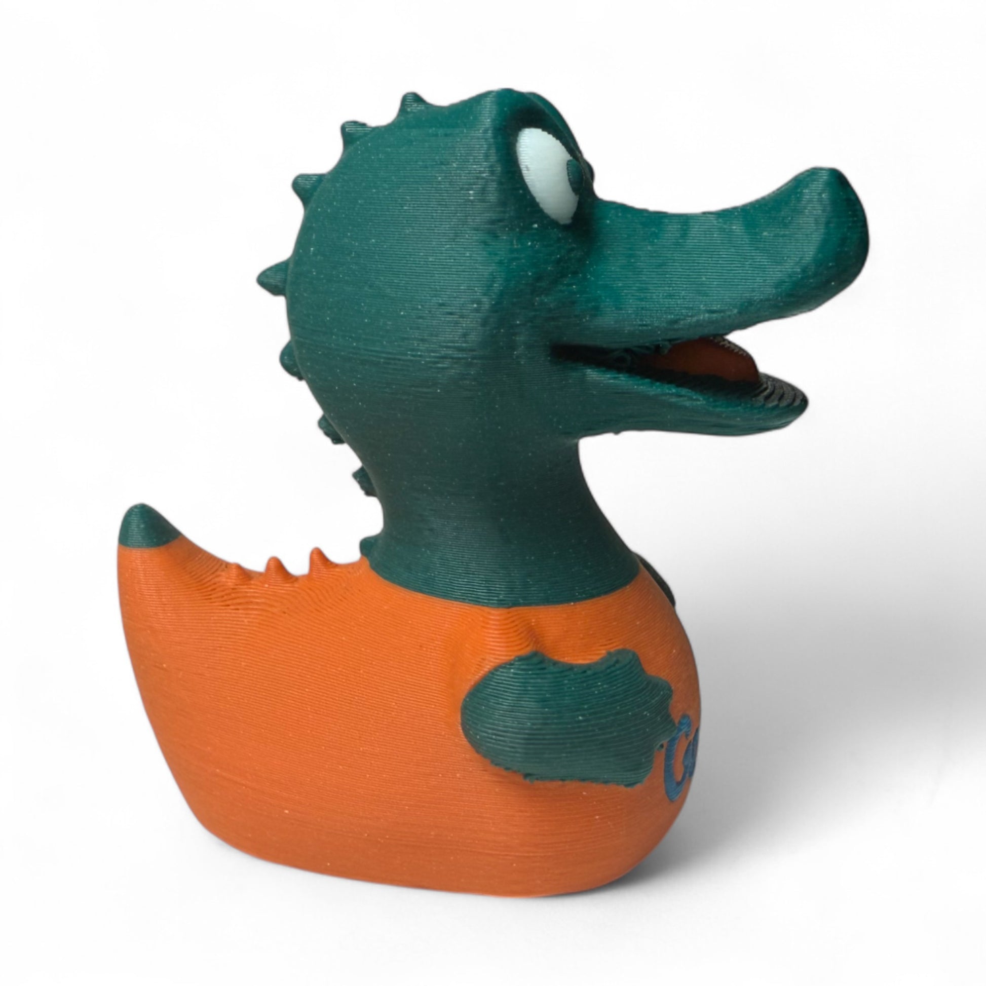 Officially Licensed Florida Gators Mascot Duck – Styled Like UF’s Alligator Mascot 3D-Printed Duck - Jeep Accessory - Rubber Duck - Great for ducking