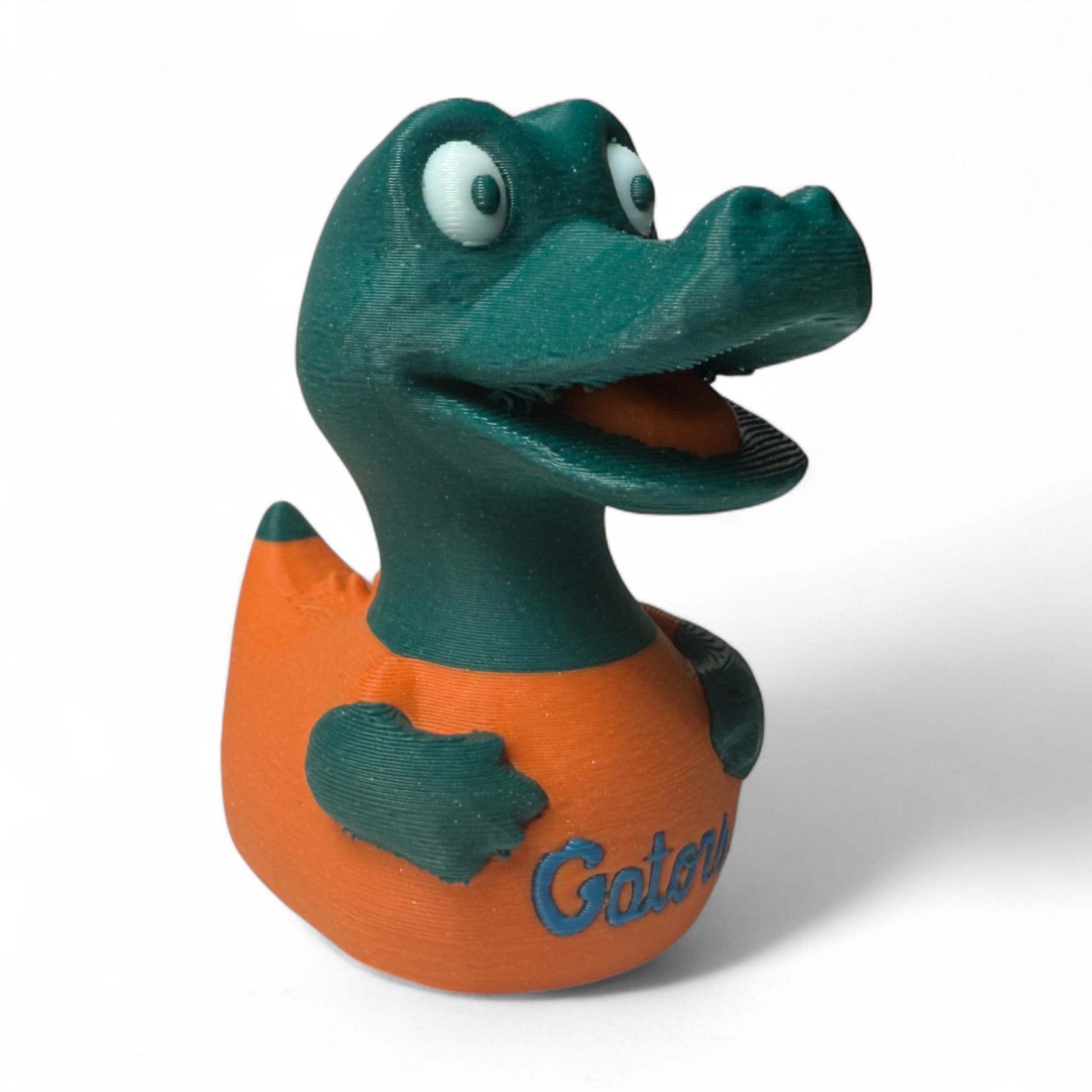 Officially Licensed Florida Gators Mascot Duck – Styled Like UF’s Alligator Mascot 3D-Printed Duck - Jeep Accessory - Rubber Duck - Great for ducking