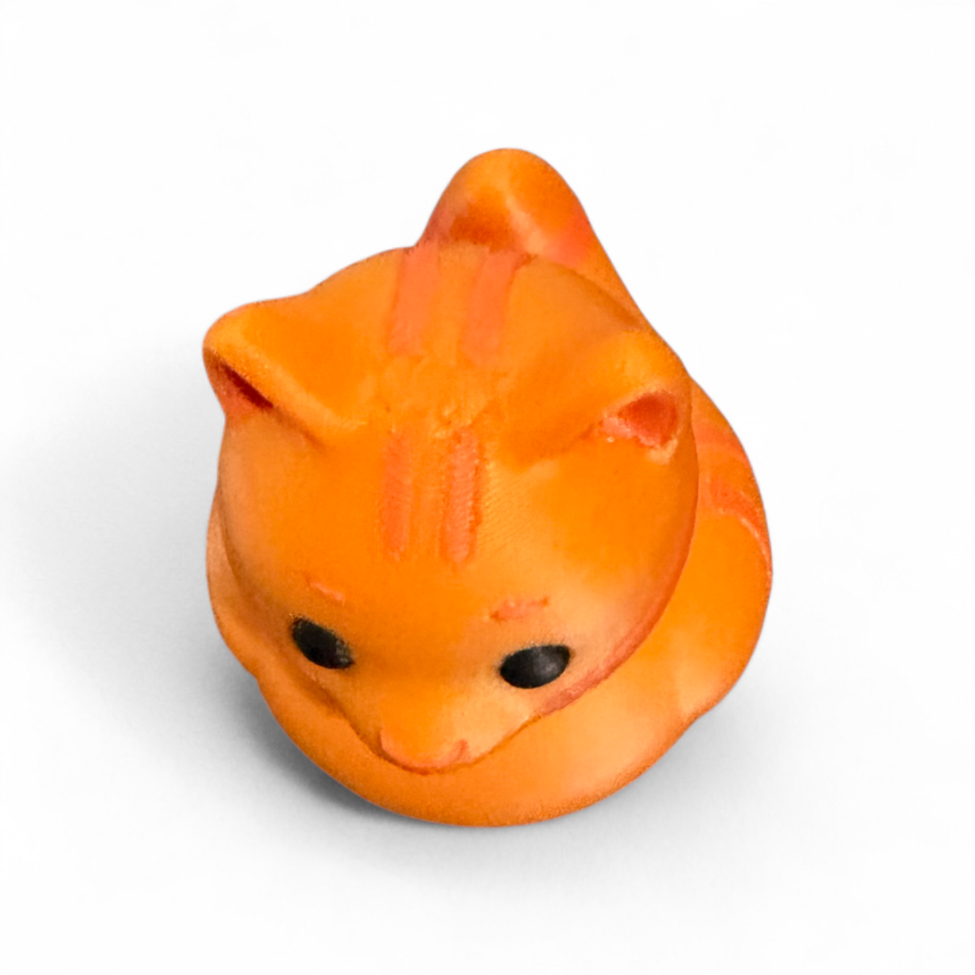 Orange Cat Duck - 3D Printed Collectible Desk and Dashboard Decor Gift 3D-Printed Duck - Jeep Accessory - Rubber Duck - Great for ducking