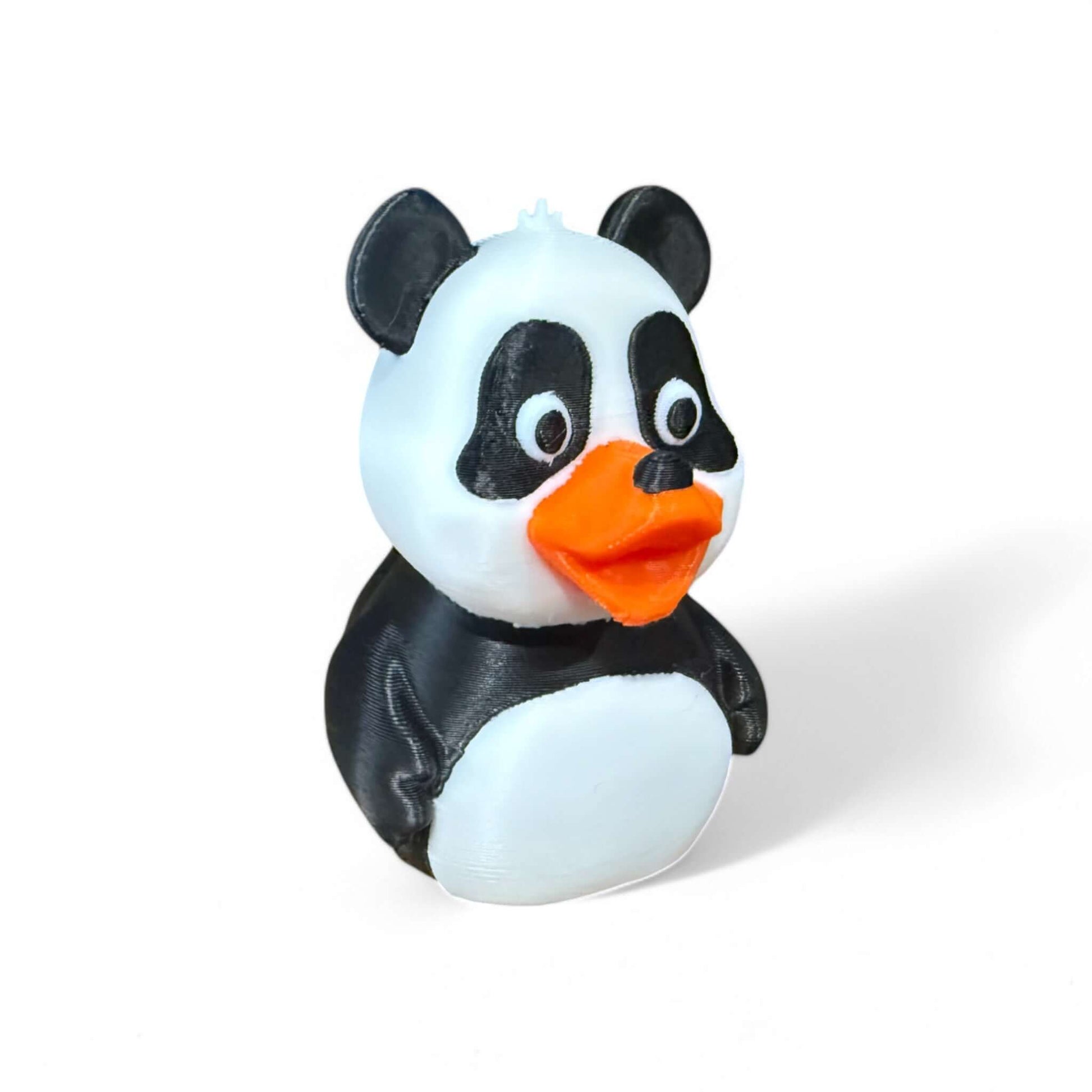 Panda Bear Duck 3D-Printed Duck - Jeep Accessory - Rubber Duck - Great for ducking