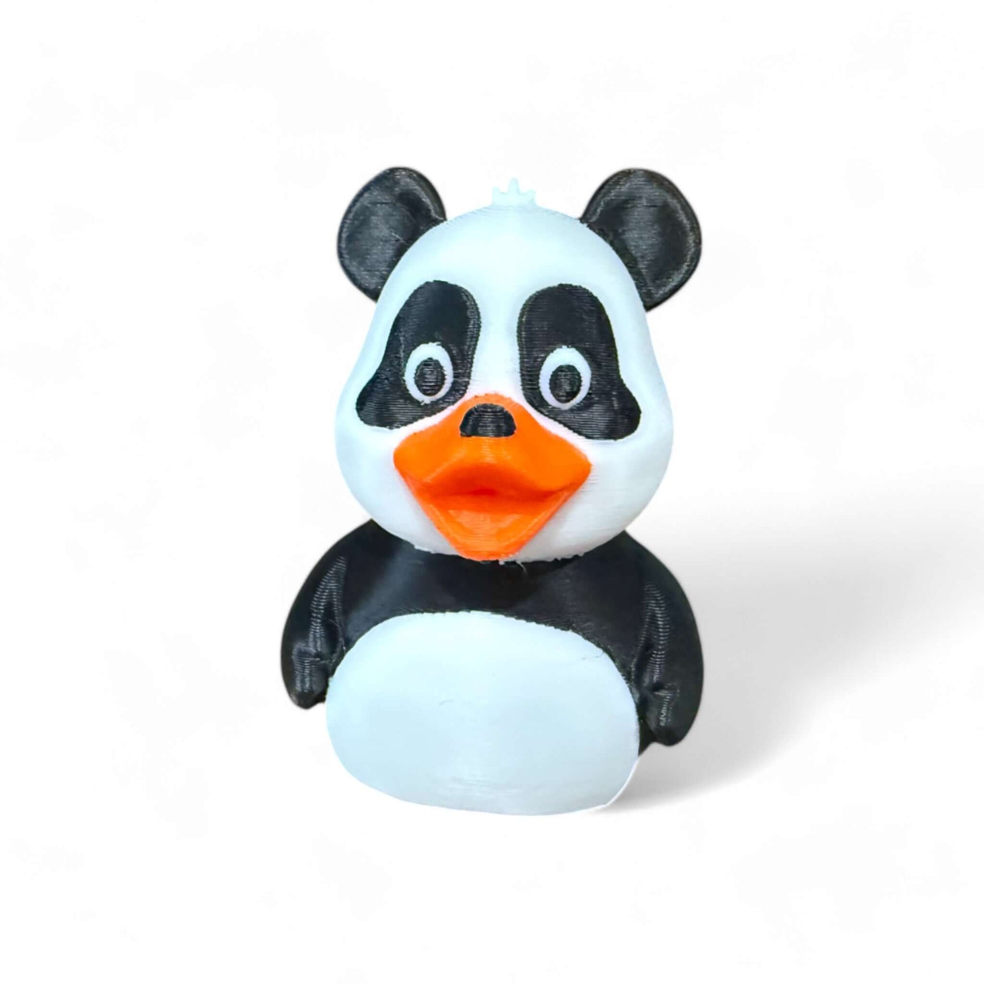 Panda Bear Duck 3D-Printed Duck - Jeep Accessory - Rubber Duck - Great for ducking