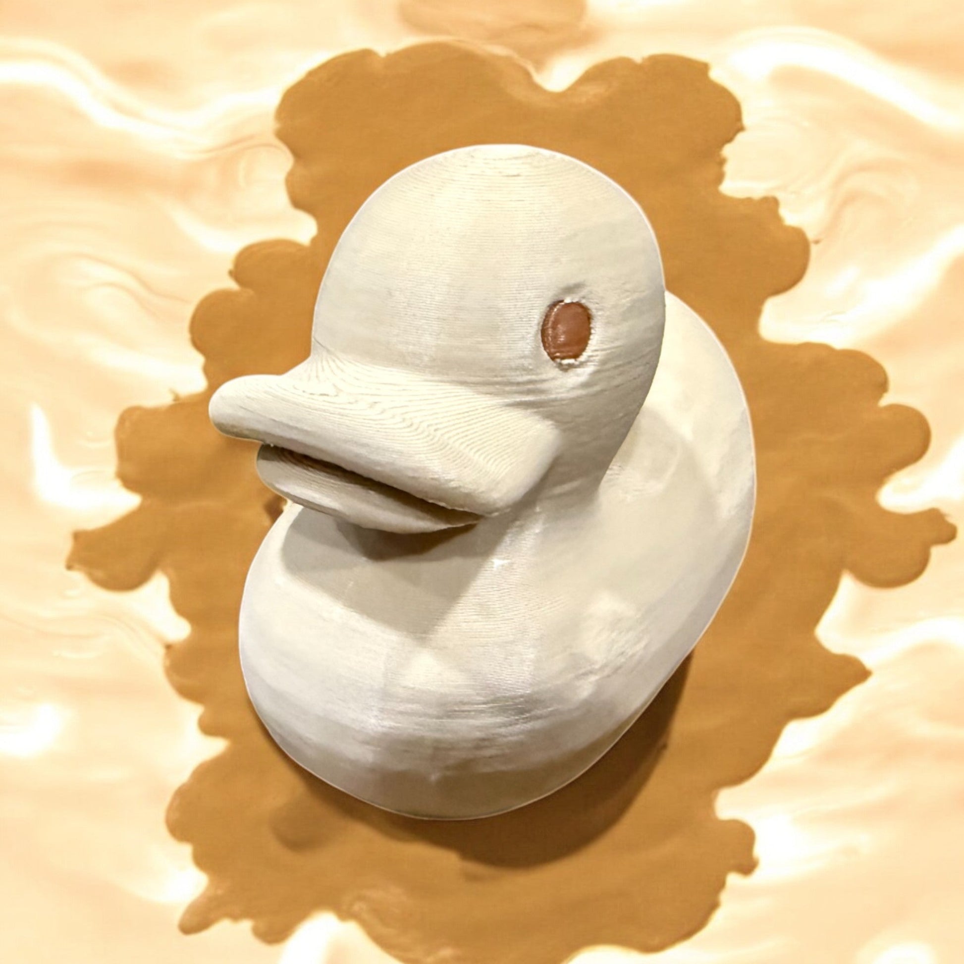 Peanut Duck 3D-Printed Duck - Jeep Accessory - Rubber Duck - Great for ducking