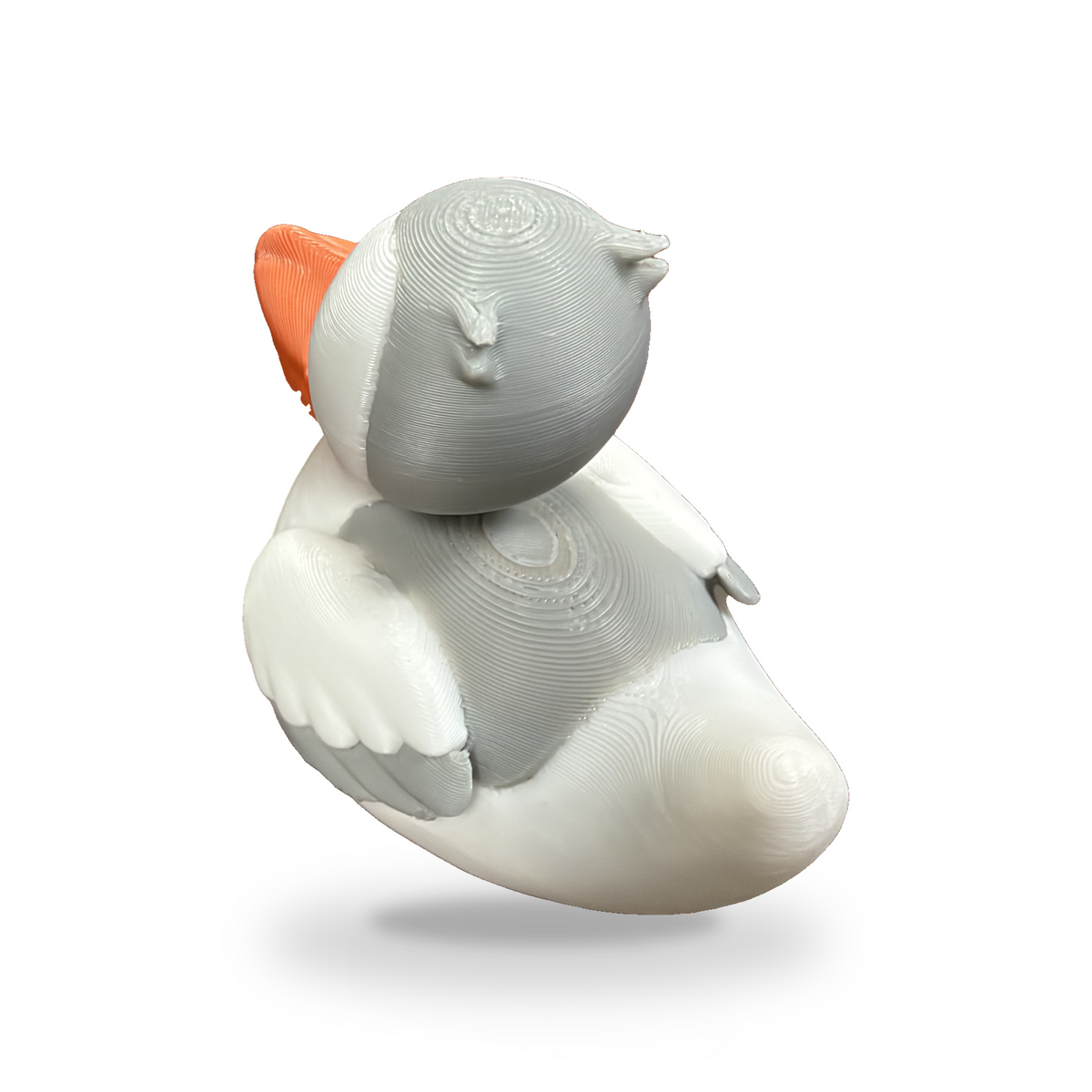 Pelican Duck - 3D Printed Collectible Desk and Dashboard Decor Gift 3D-Printed Duck - Jeep Accessory - Rubber Duck - Great for ducking