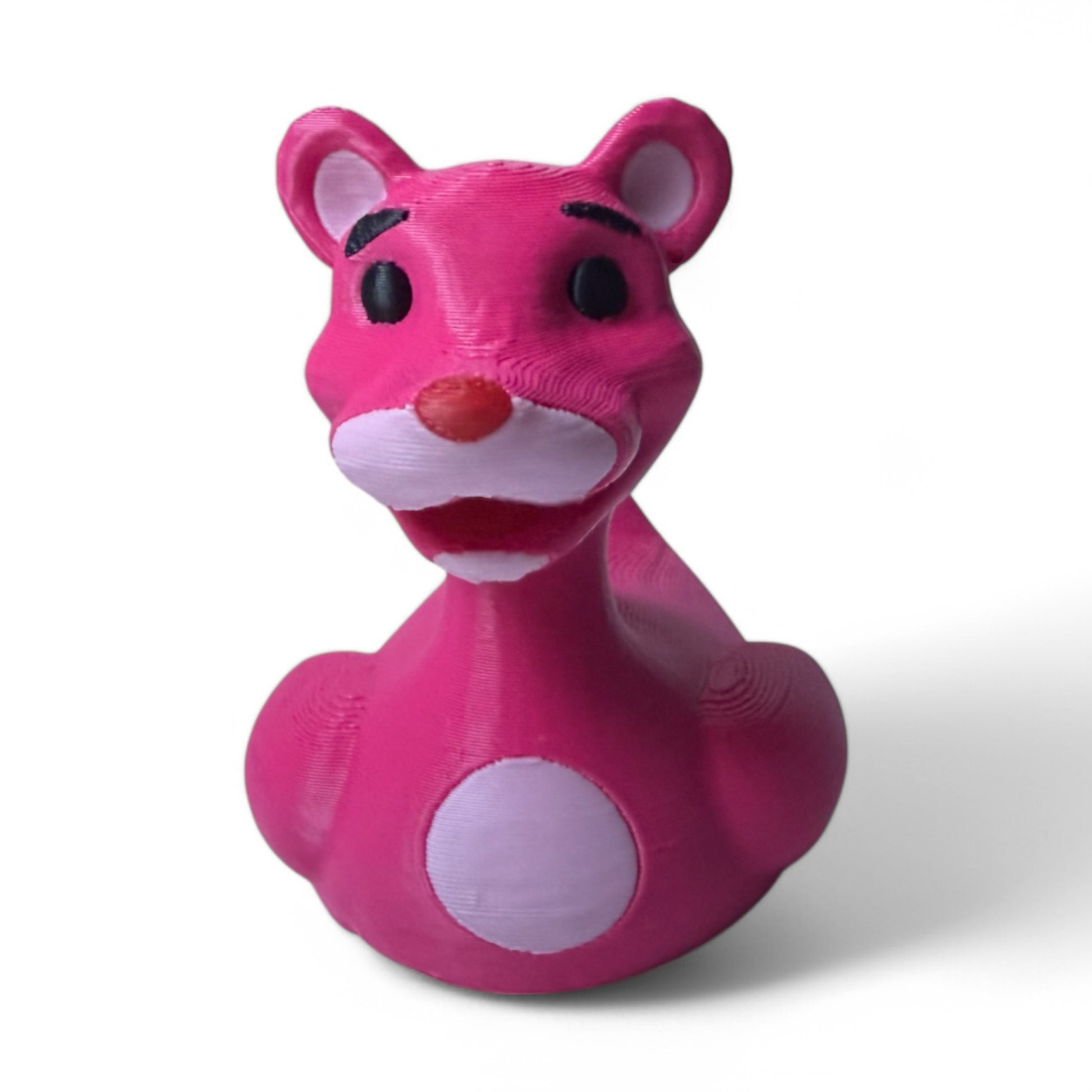 Pink Panther-Inspired Duck 3D-Printed Duck - Jeep Accessory - Rubber Duck - Great for ducking