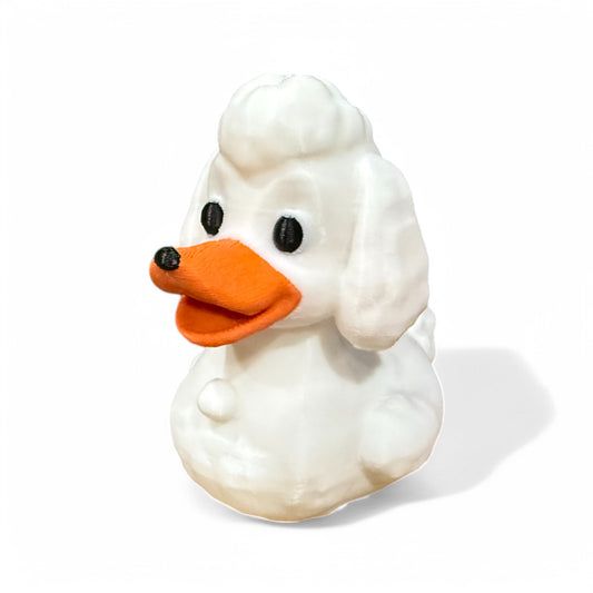 Poodle Duck 3D-Printed Duck - Jeep Accessory - Rubber Duck - Great for ducking