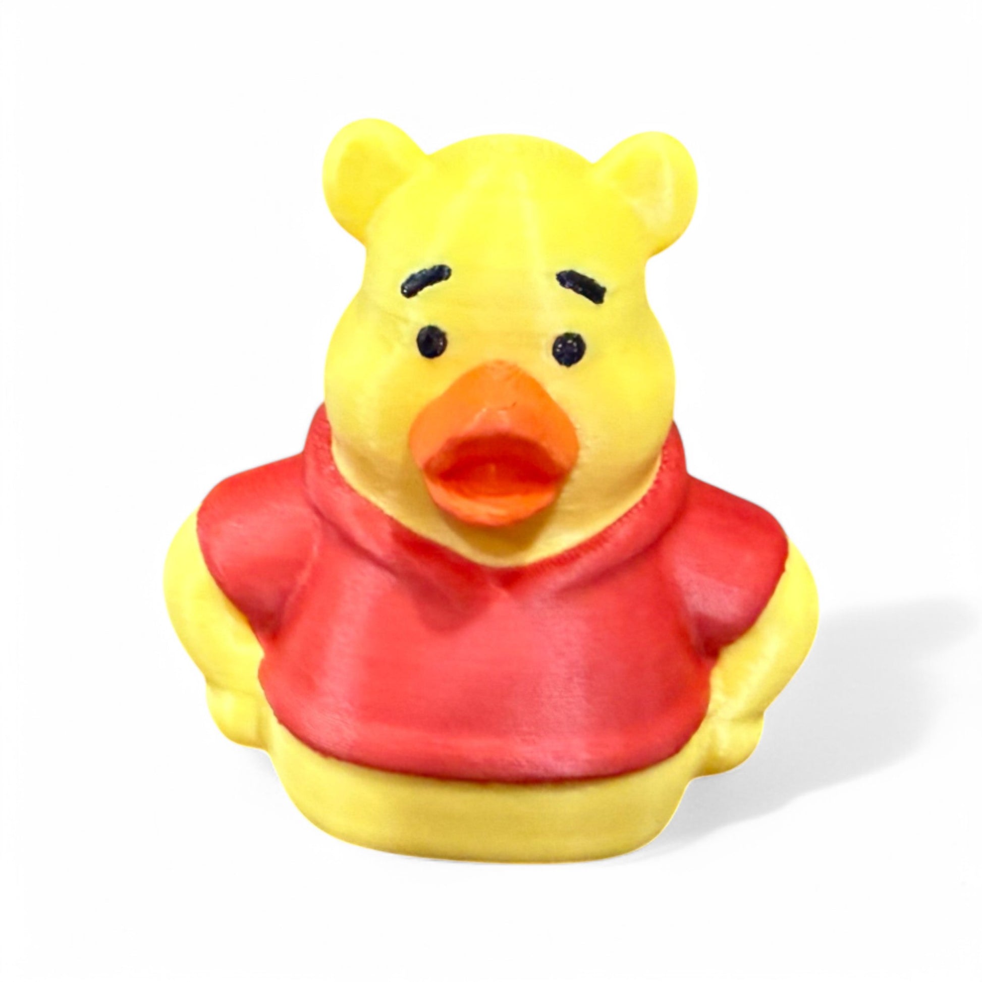 Pooh Bear Duck 3D-Printed Duck - Jeep Accessory - Rubber Duck - Great for ducking