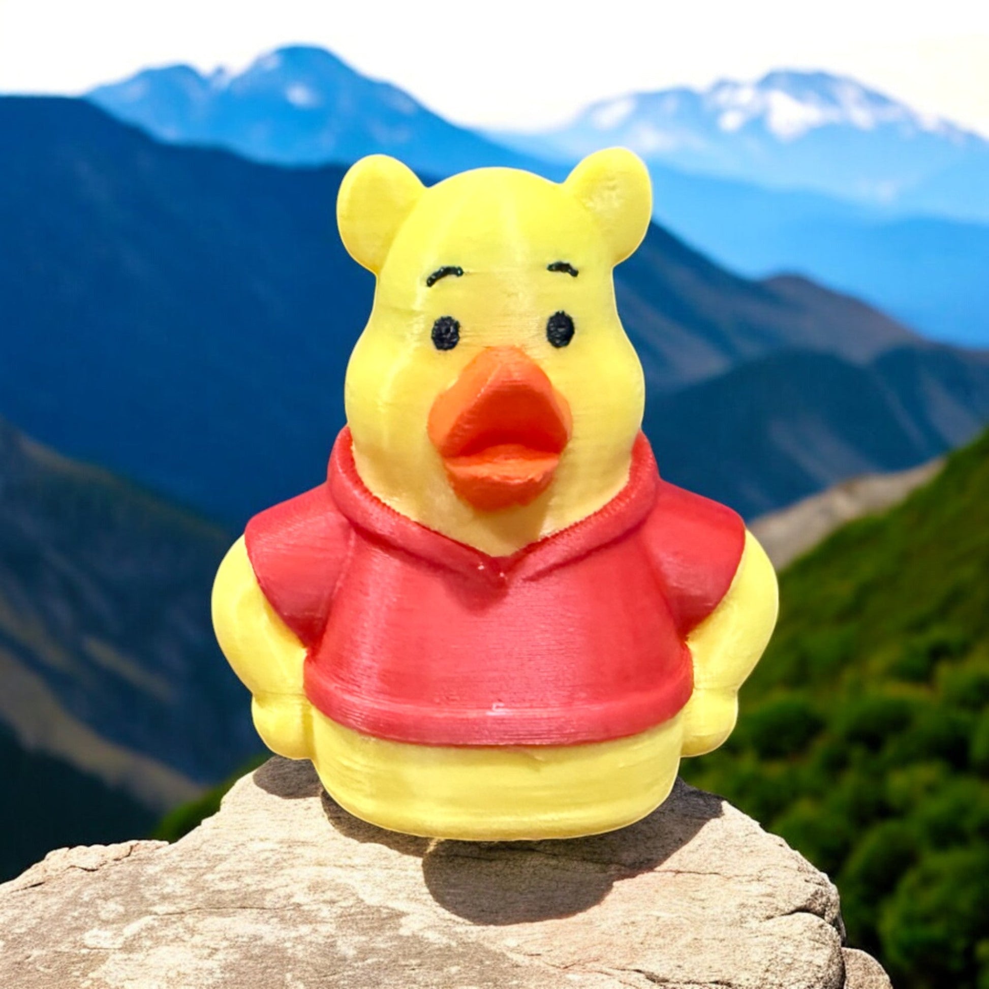 Pooh and Friends 3D-Printed Duck - Jeep Accessory - Rubber Duck - Great for ducking