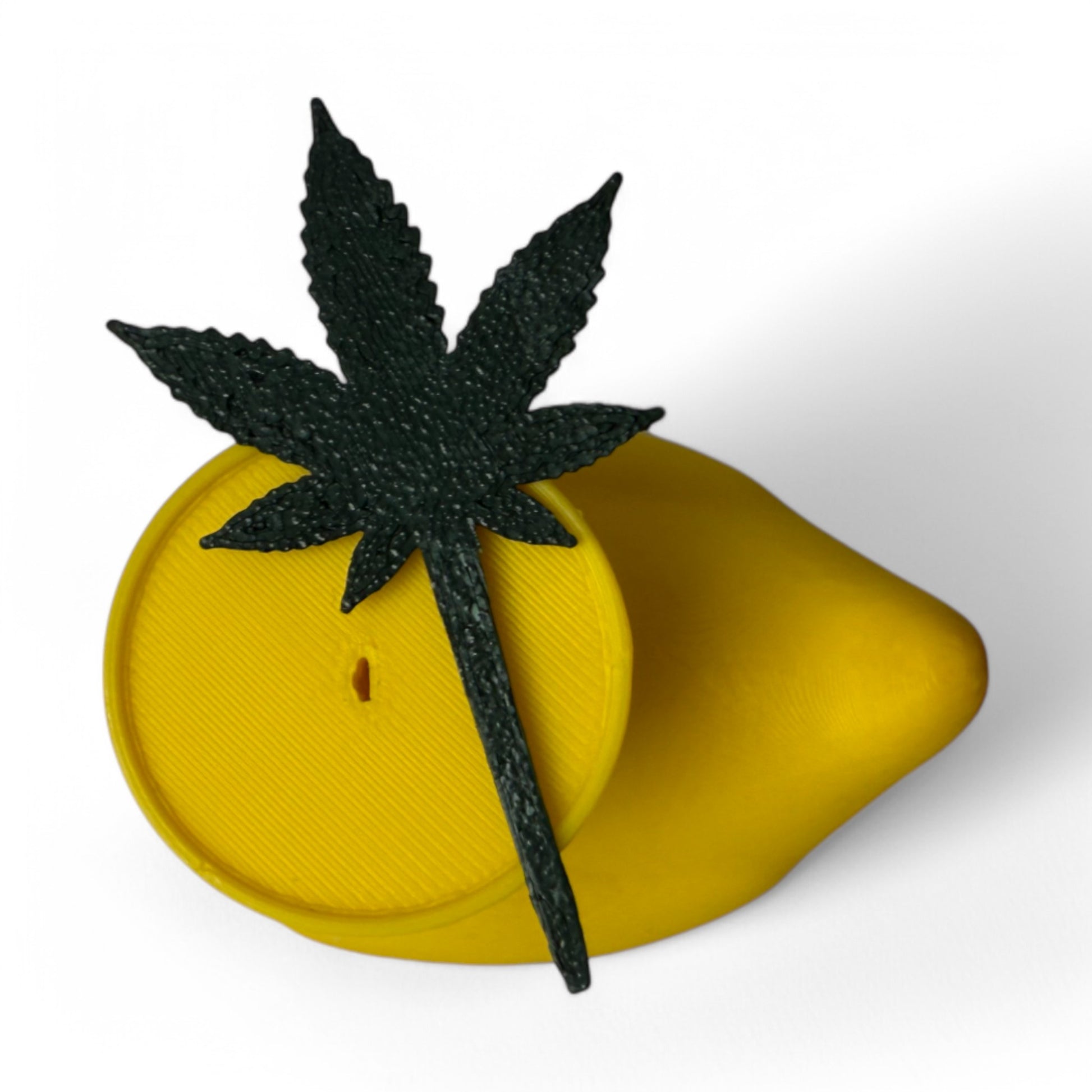 Pothead Duck – 3D-Printed Duck with Flower Pot & Marijuana Plant Head 3D-Printed Duck - Jeep Accessory - Rubber Duck - Great for ducking