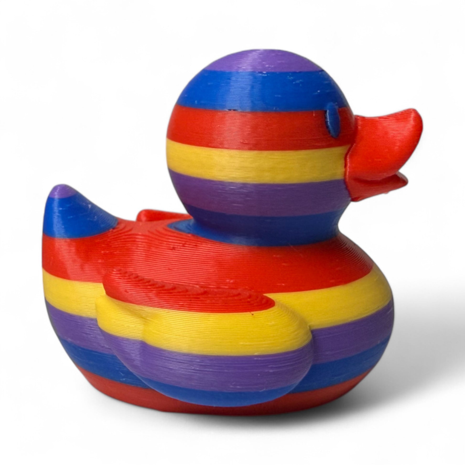 Pride Rainbow Duck – Colorful 3D Duck for Jeep Dash and LGBTQ+ Celebration 3D-Printed Duck - Jeep Accessory - Rubber Duck - Great for ducking