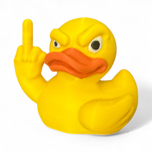 Quack Off Duck – 3D-Printed Duck with Sass, Attitude & “Talk to the Feather” Vibe 3D-Printed Duck - Jeep Accessory - Rubber Duck - Great for ducking
