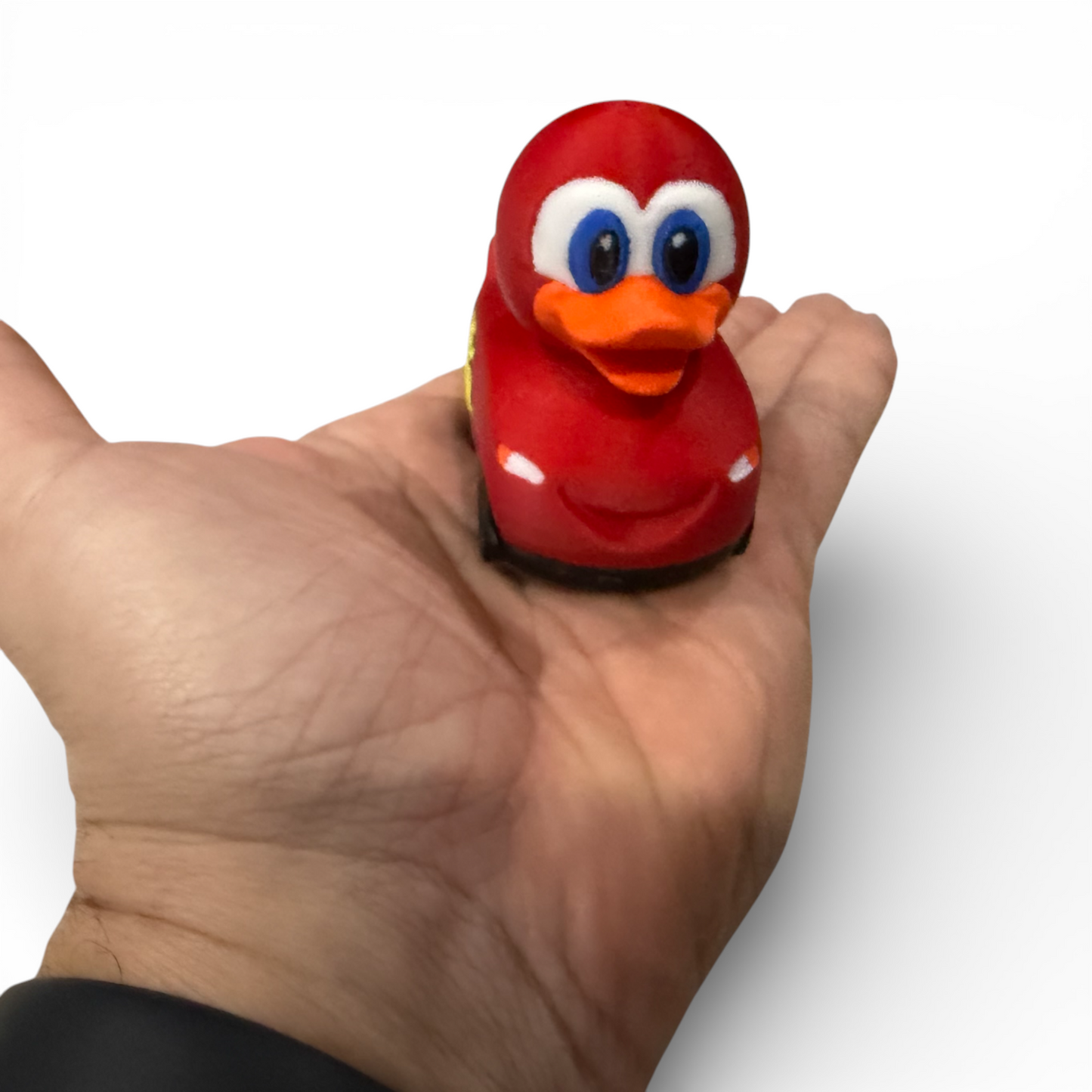 Race Car Duck 3D Printed Red PLA Based Duck for Adventure Lovers - 3D Printed 3D-Printed Duck - Jeep Accessory - Rubber Duck - Great for ducking