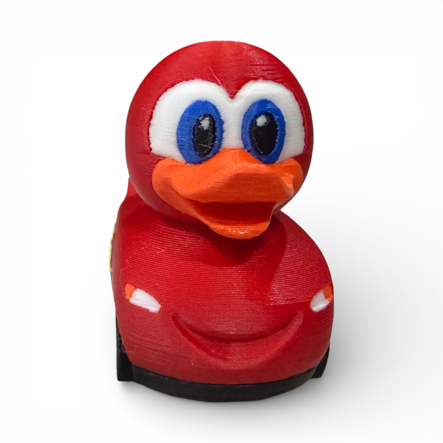 Race Car Duck 3D Printed Red PLA Based Duck for Adventure Lovers - 3D Printed 3D-Printed Duck - Jeep Accessory - Rubber Duck - Great for ducking