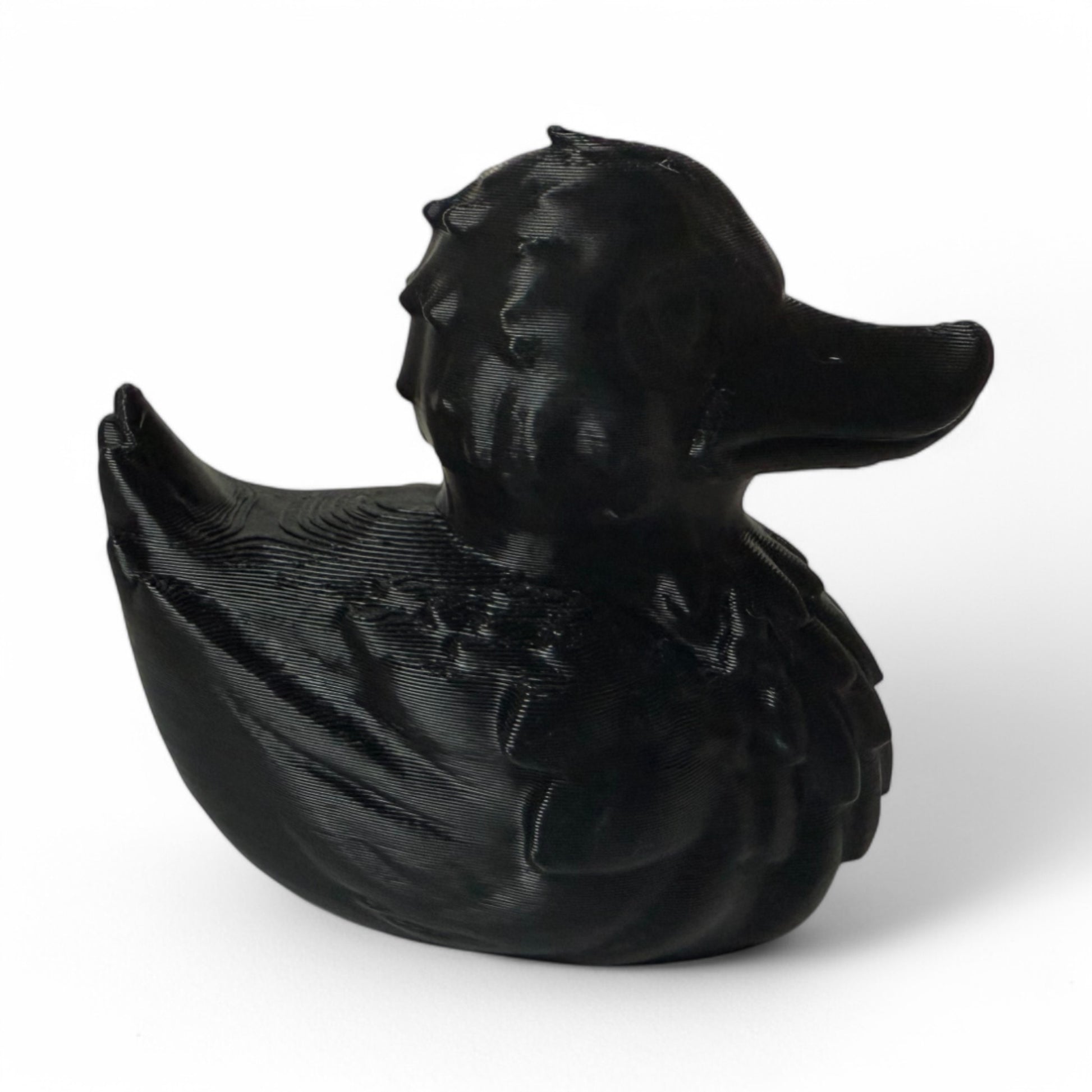 Raven Duck – 3D-Printed Mysterious Duck Collectible with Gothic Feathers & Dark Elegance 3D-Printed Duck - Jeep Accessory - Rubber Duck - Great for ducking