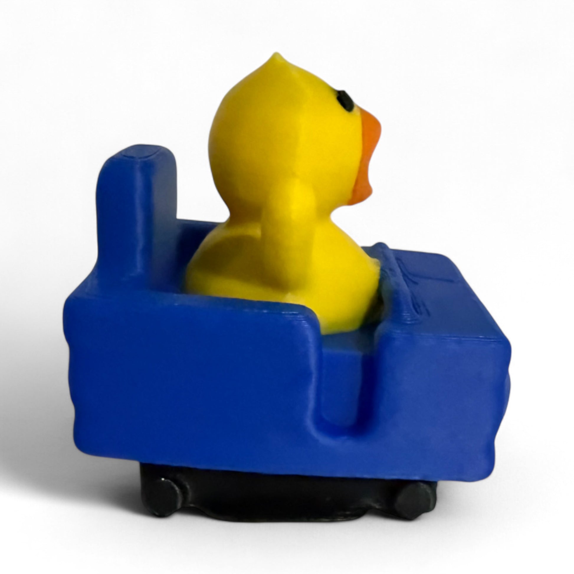 Roller Coaster Duck – 3D-Printed Duck with Thrill Ride Pose & Theme Park Vibes 3D-Printed Duck - Jeep Accessory - Rubber Duck - Great for ducking