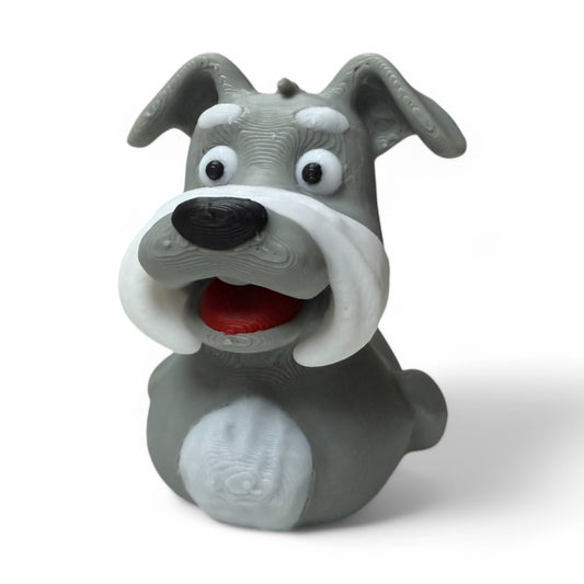 Schnauzer Duck – 3D-Printed Duck with Fluffy Beard & Loyal Pup Vibes 3D-Printed Duck - Jeep Accessory - Rubber Duck - Great for ducking