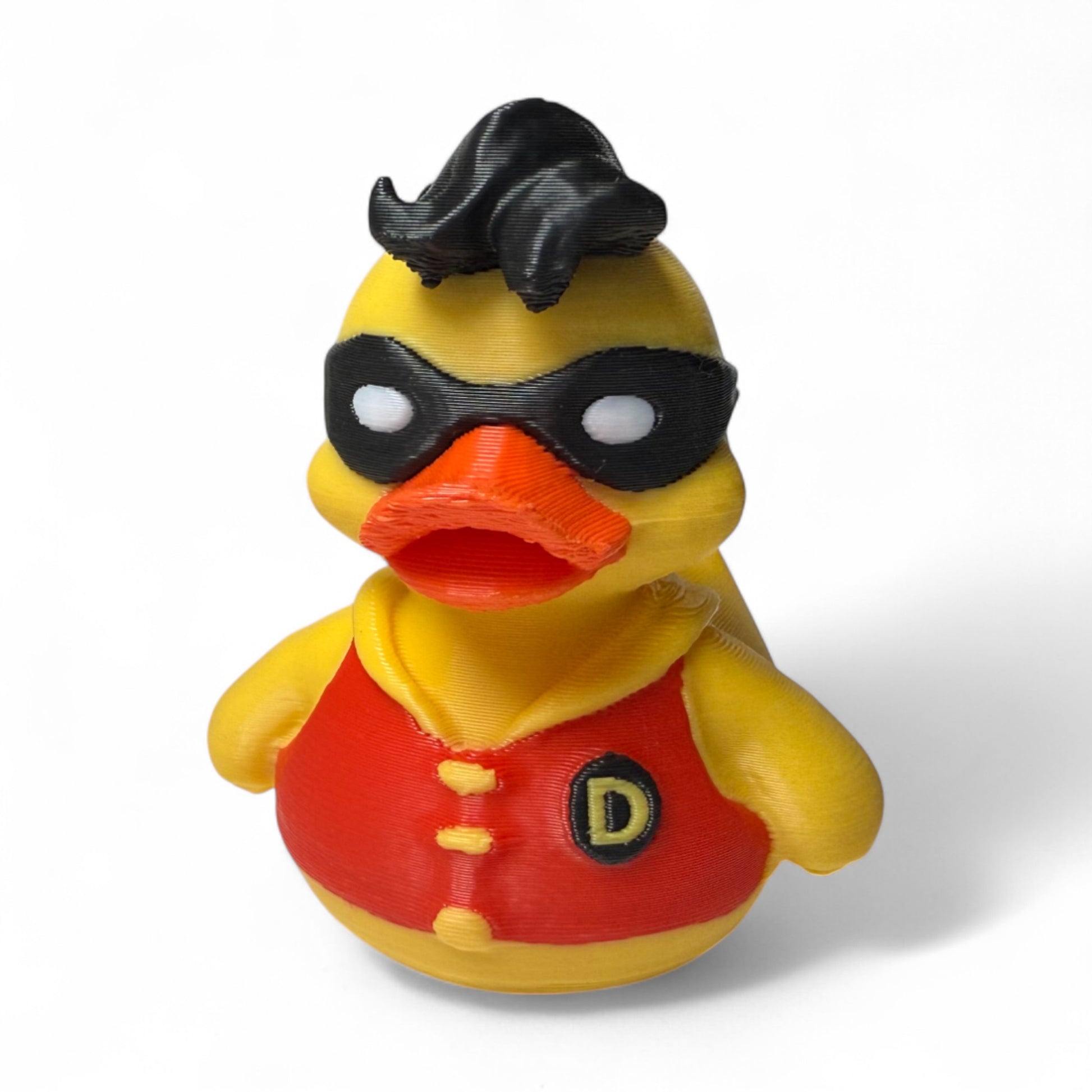 Sidekick Duck – Comic-Inspired Masked Duck Buddy for Jeep Dash or Gift 3D-Printed Duck - Jeep Accessory - Rubber Duck - Great for ducking