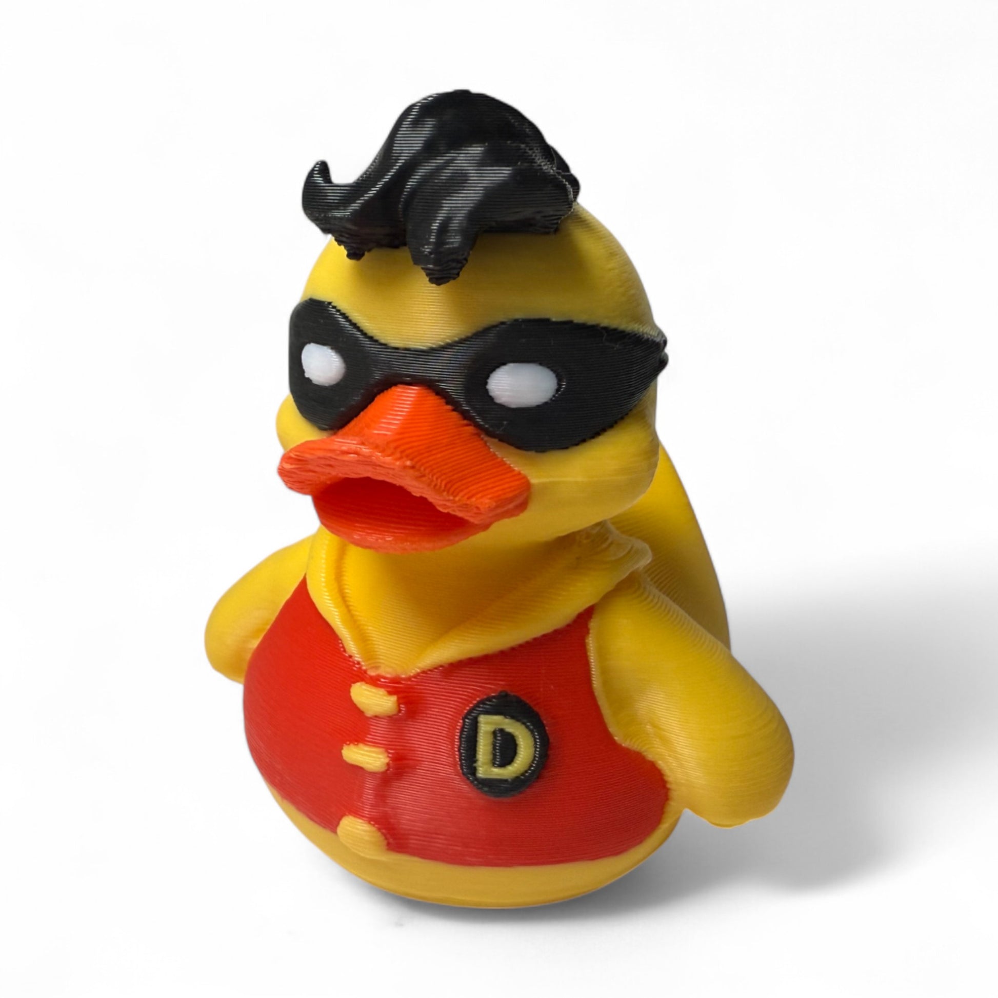 Sidekick Duck – Comic-Inspired Masked Duck Buddy for Jeep Dash or Gift 3D-Printed Duck - Jeep Accessory - Rubber Duck - Great for ducking