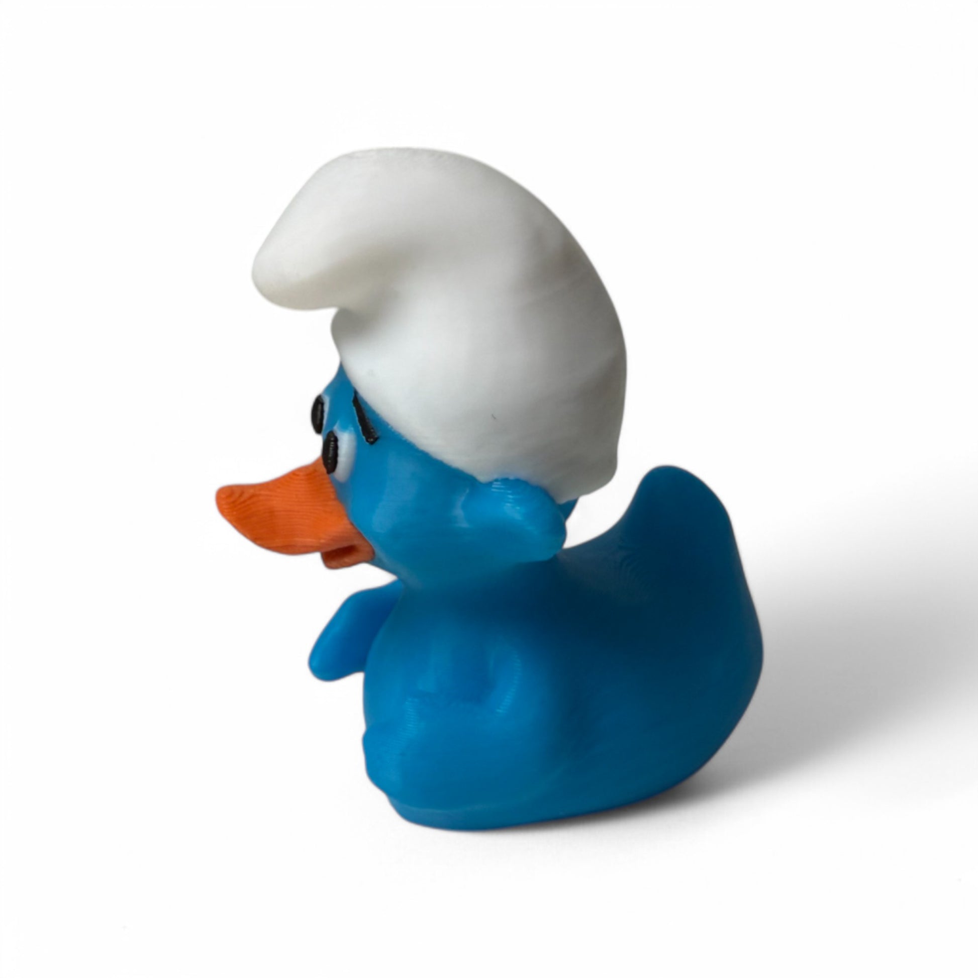 Smurf Duck – Blue Cartoon-Inspired Duck Collectible 3D-Printed Duck - Jeep Accessory - Rubber Duck - Great for ducking