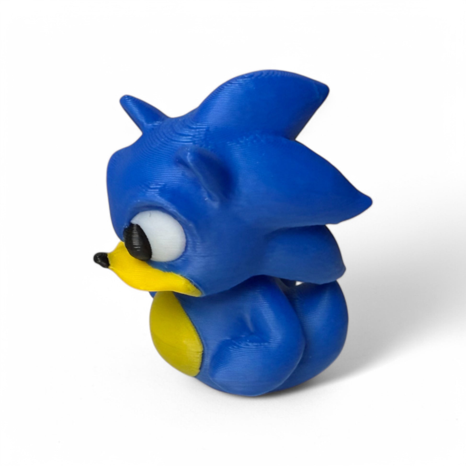 Speedy Blue Hedgehog Duck 3D-Printed Duck - Jeep Accessory - Rubber Duck - Great for ducking