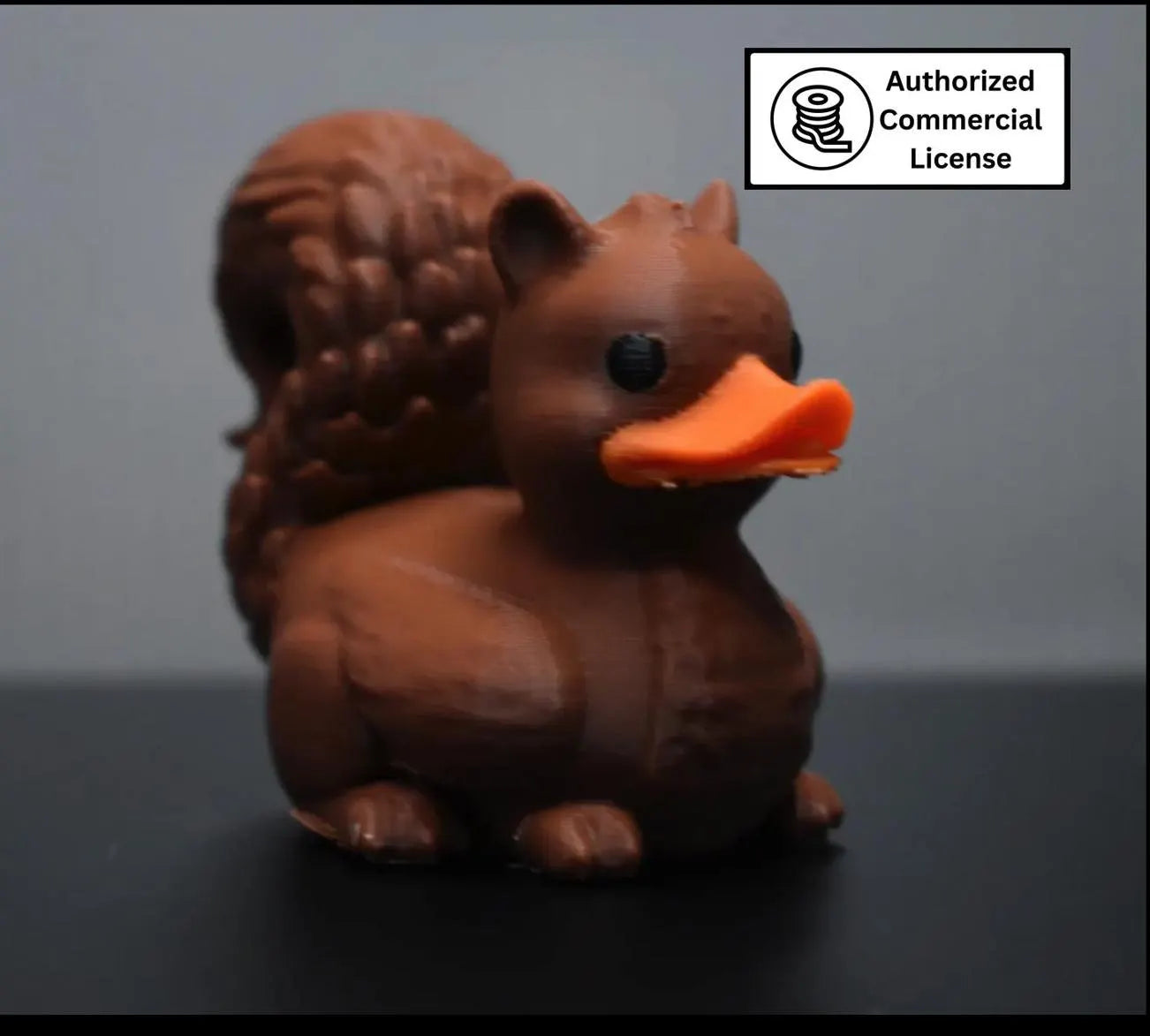 Squirrel Duck 3D-Printed Duck - Jeep Accessory - Rubber Duck - Great for ducking