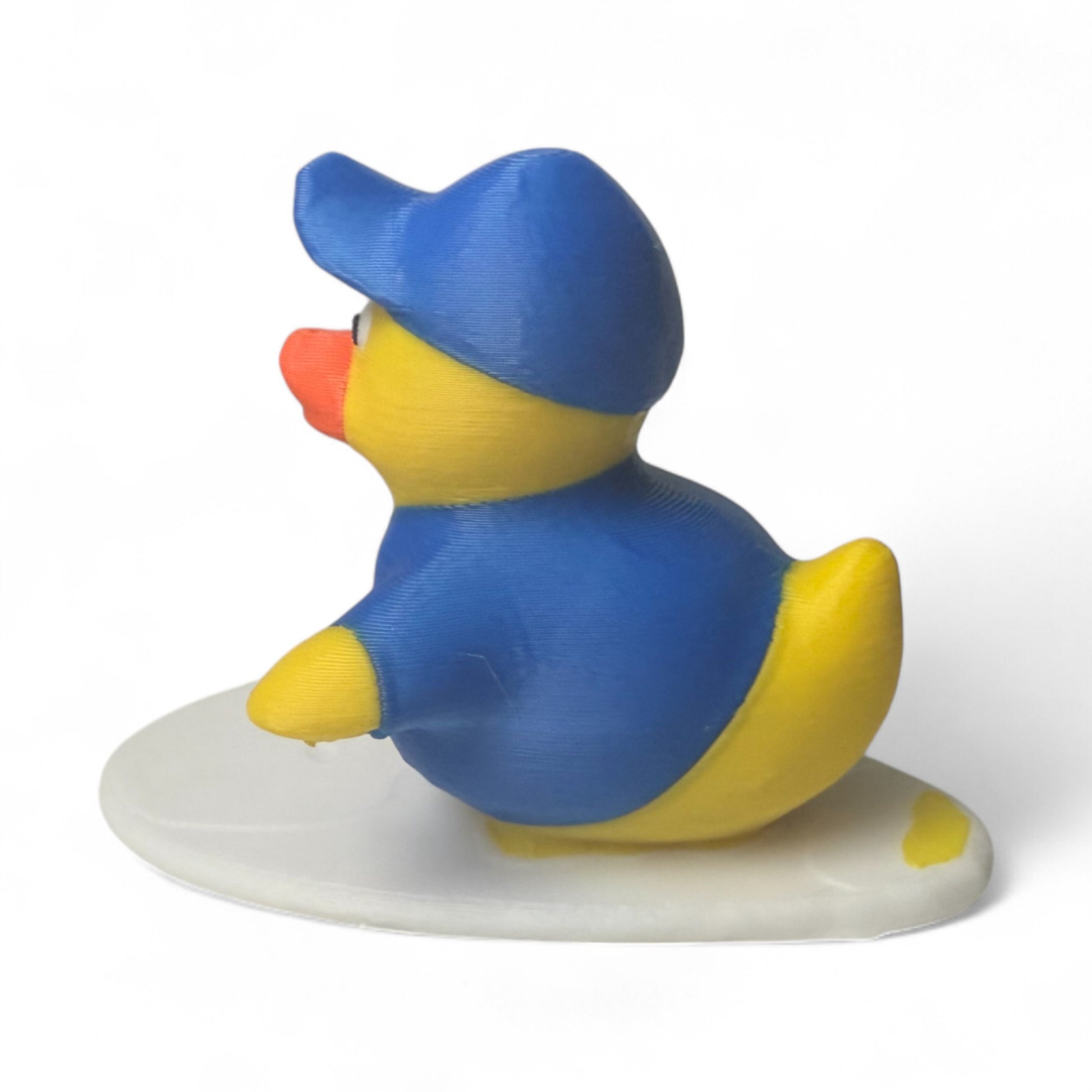 Surfer Duck – 3D-Printed Duck with Surfboard & Beach Bum Style 3D-Printed Duck - Jeep Accessory - Rubber Duck - Great for ducking
