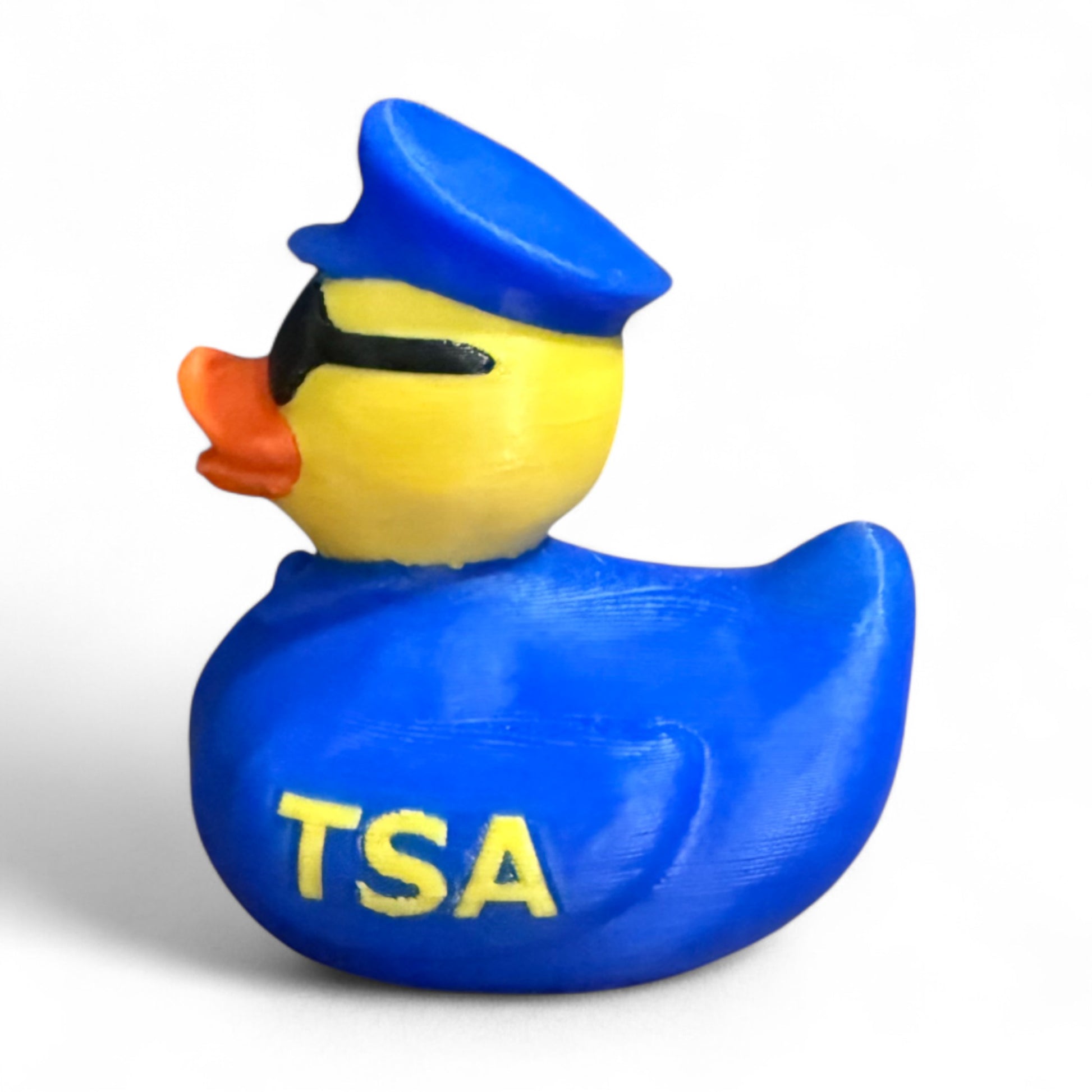 TSA Duck – 3D-Printed Duck Styled Like a Quirky Airport Security Officer 3D-Printed Duck - Jeep Accessory - Rubber Duck - Great for ducking