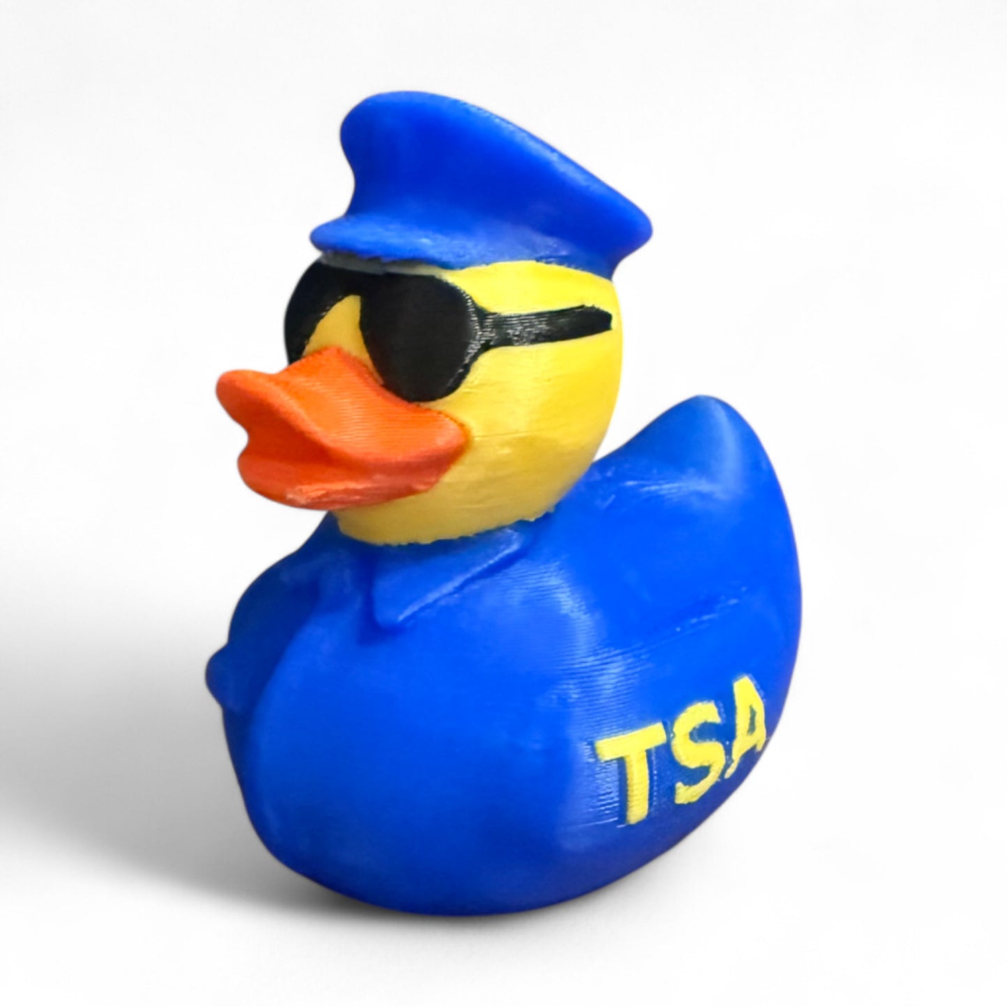 TSA Duck – 3D-Printed Duck Styled Like a Quirky Airport Security Officer 3D-Printed Duck - Jeep Accessory - Rubber Duck - Great for ducking