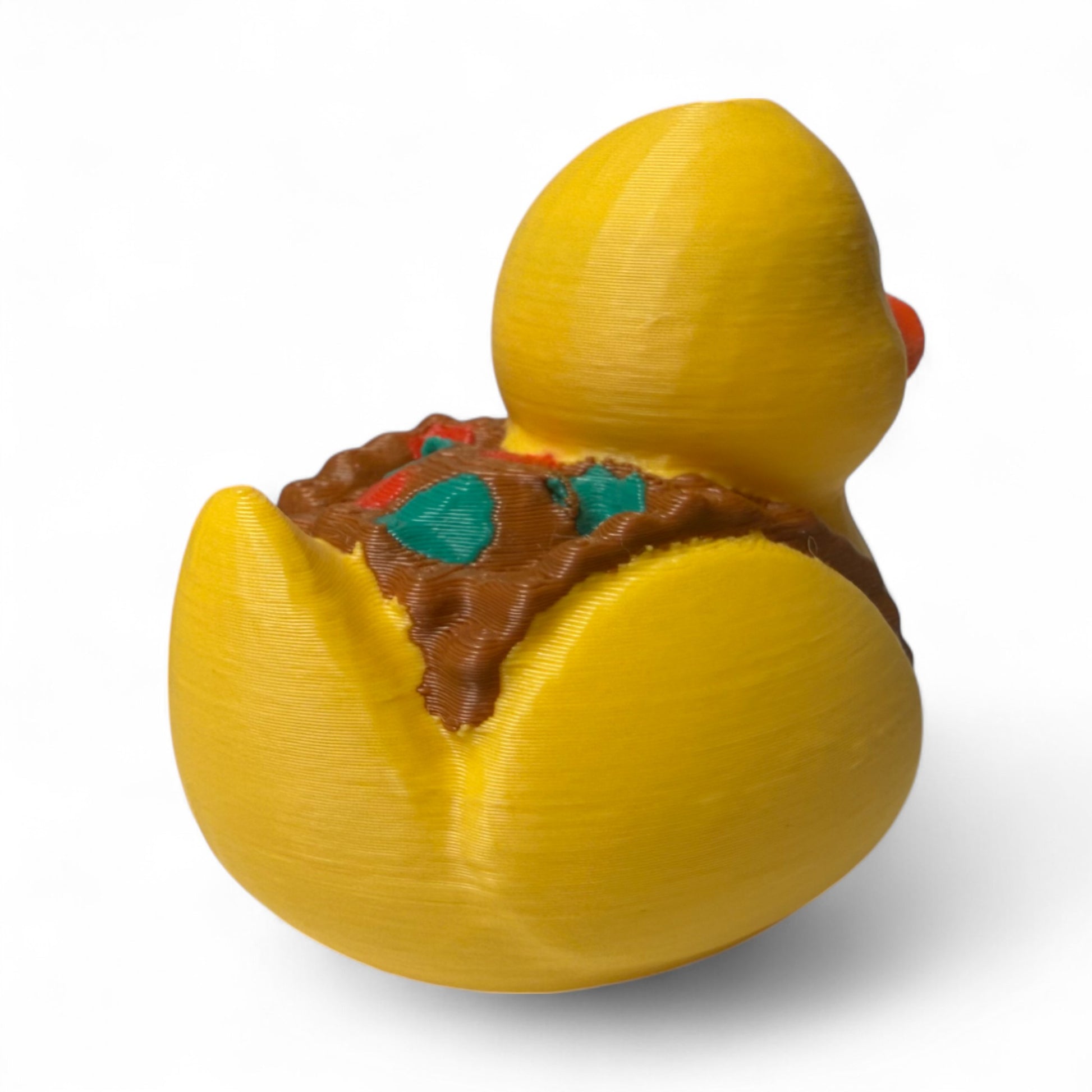 Taco Duck - Tribute to Taco Tuesday and Mexican Dishes | Dashboard Figurine 3D-Printed Duck - Jeep Accessory - Rubber Duck - Great for ducking