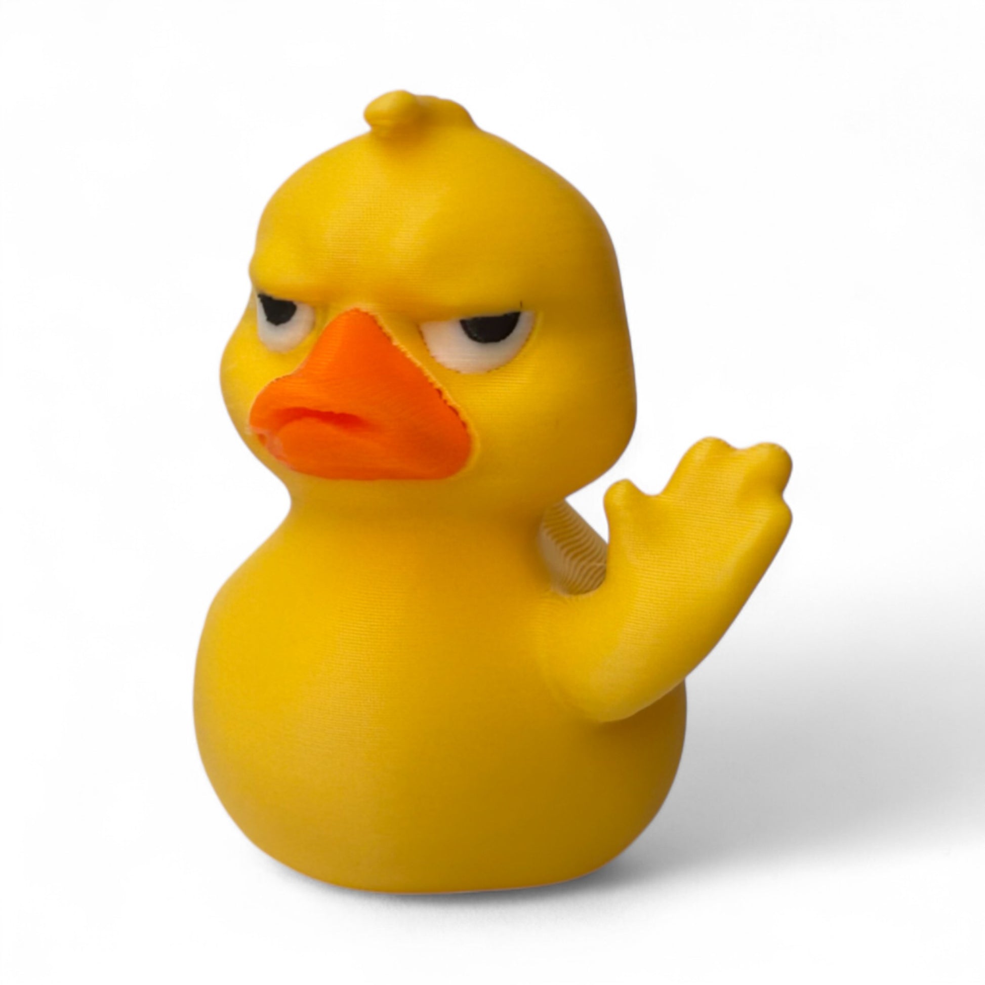 Talk to the Hand Duck – Funny Attitude Rubber Duck Collectible | Sassy Duck 3D-Printed Duck - Jeep Accessory - Rubber Duck - Great for ducking