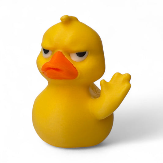 Talk to the Hand Duck – Funny Attitude Rubber Duck Collectible | Sassy Duck 3D-Printed Duck - Jeep Accessory - Rubber Duck - Great for ducking
