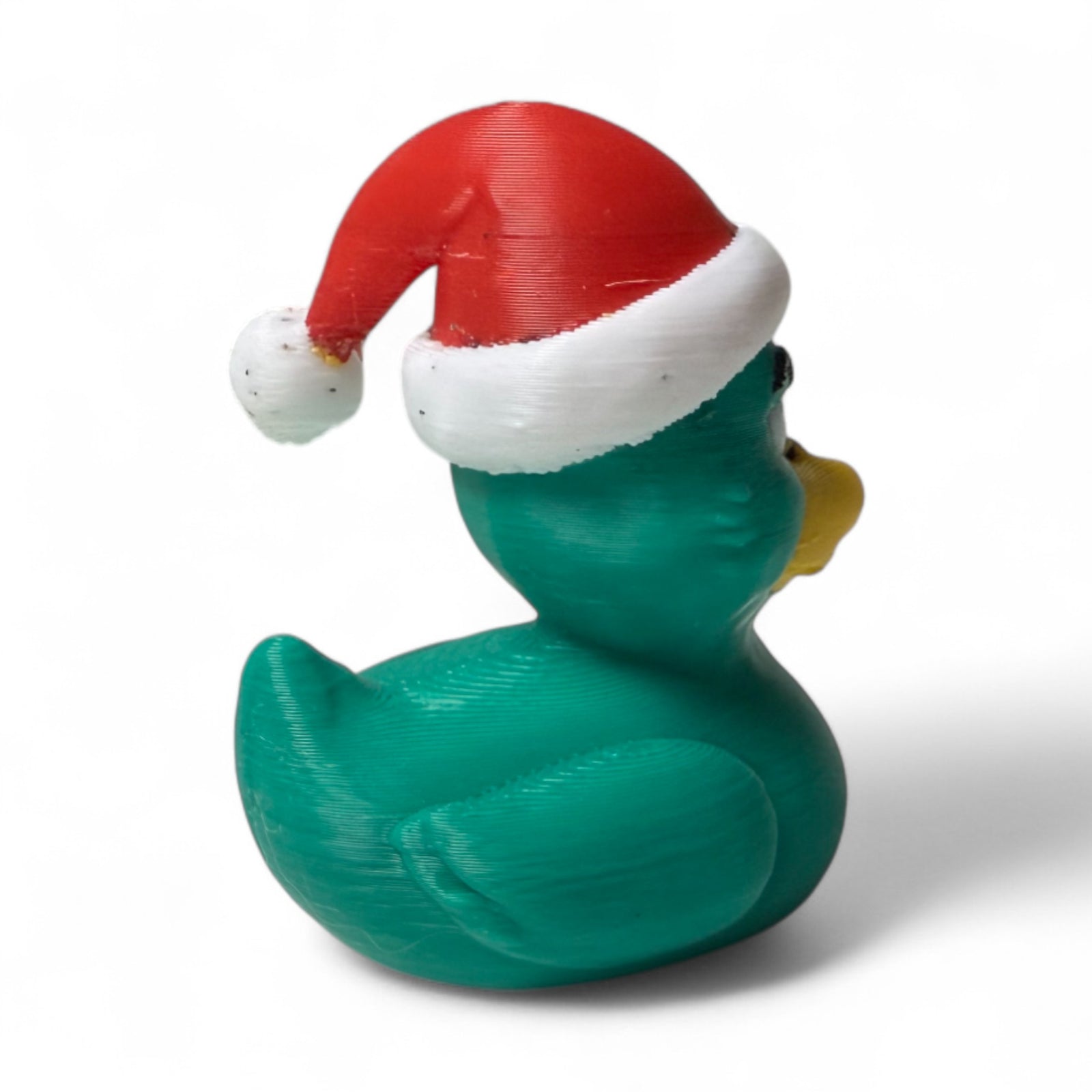 The Grumpy Green Christmas Duck: A Festive Adventure Companion 3D-Printed Duck - Jeep Accessory - Rubber Duck - Great for ducking